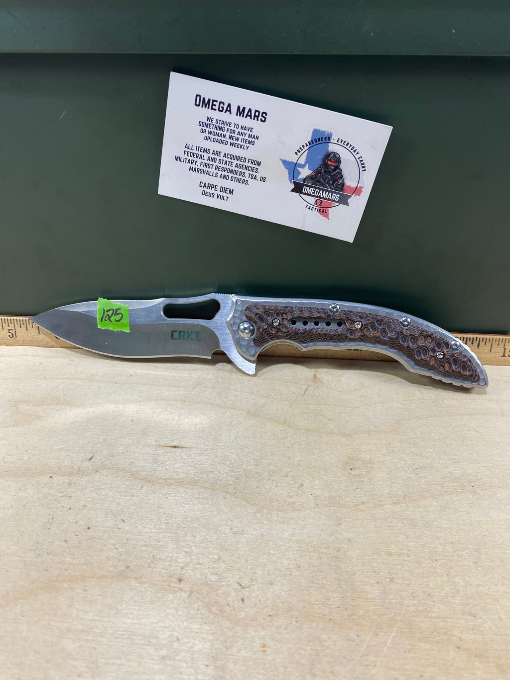 CRKT 5470 Fosil #125. Light usage