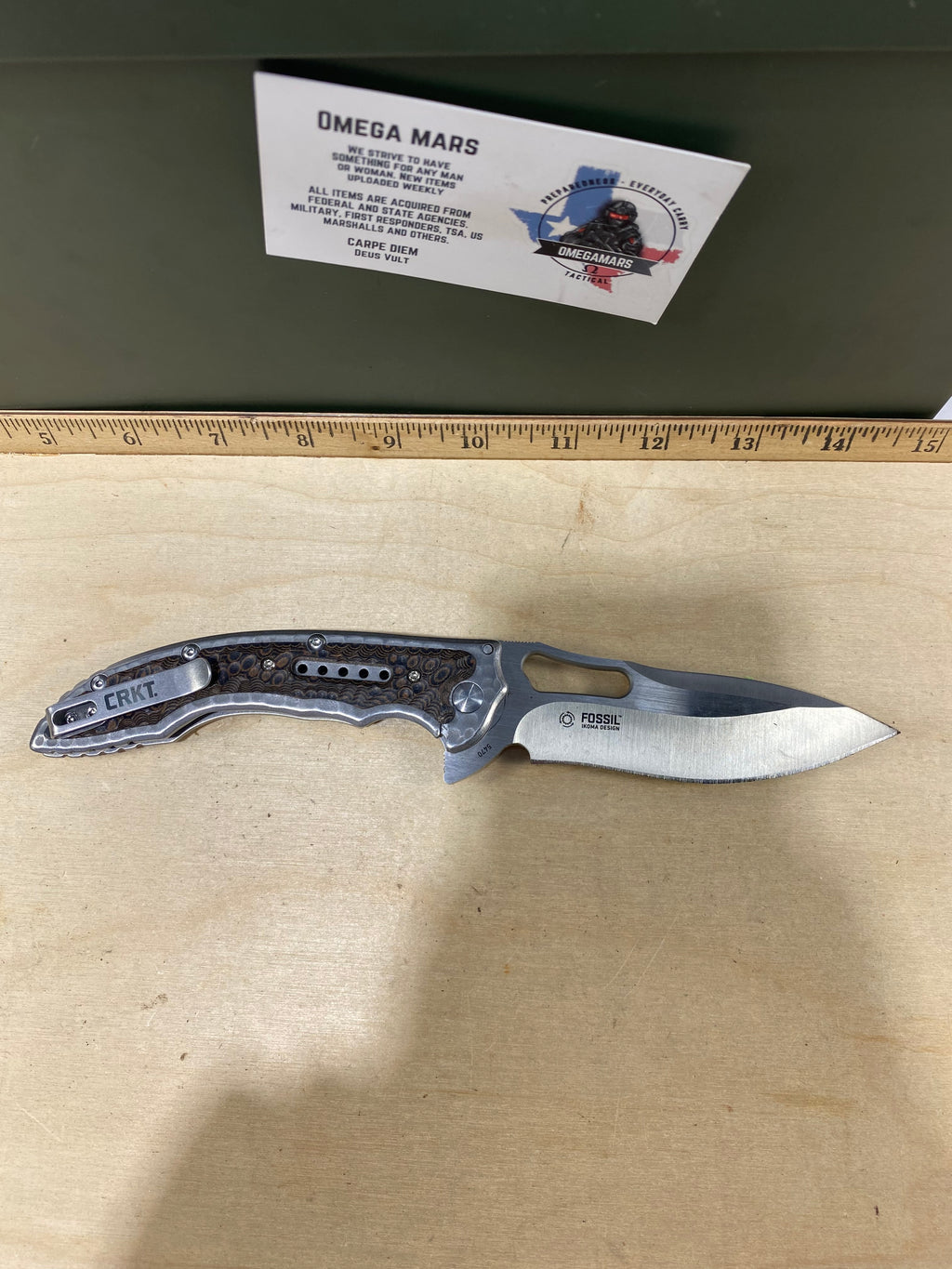 CRKT 5470 Fosil #125. Light usage