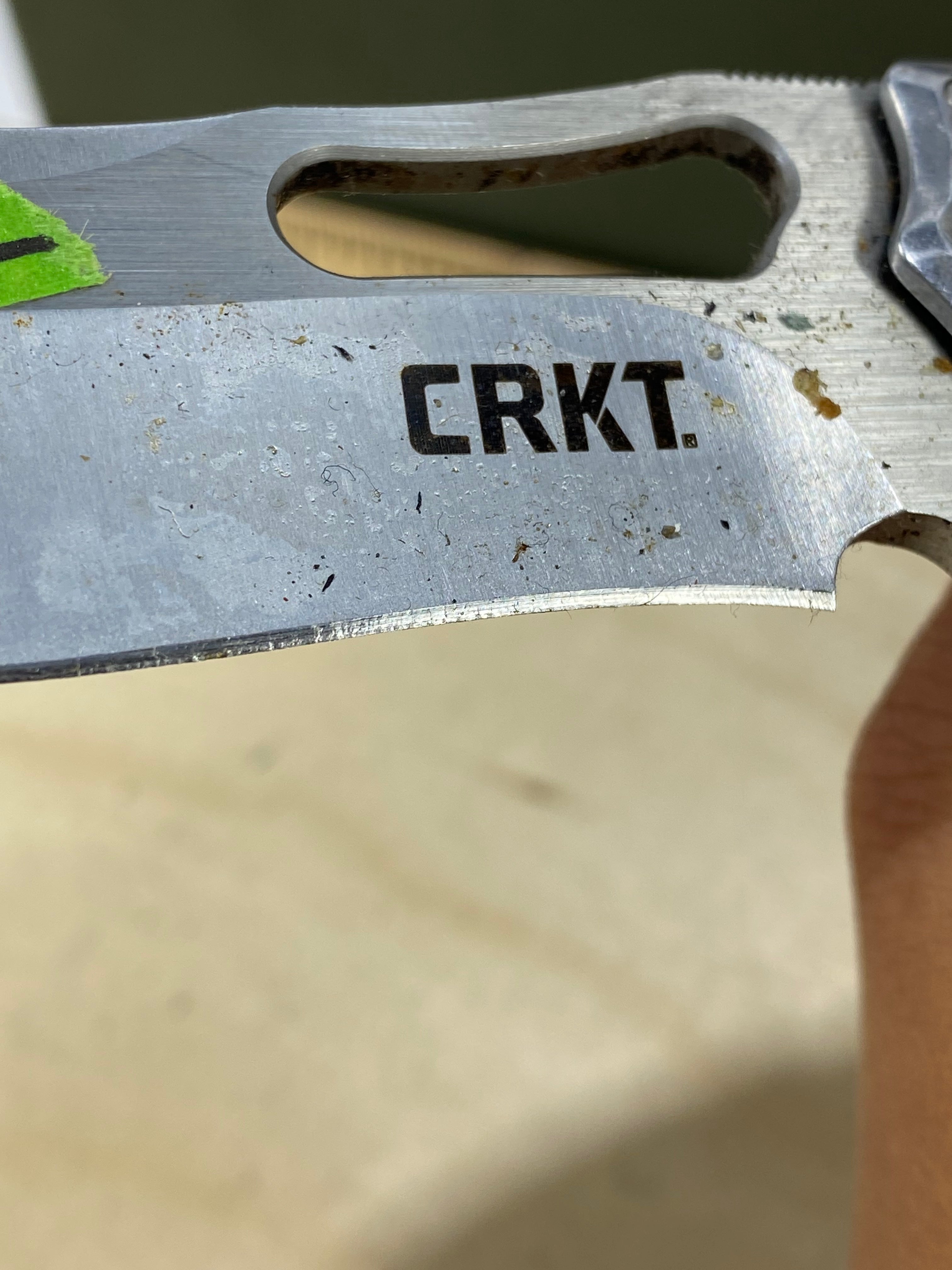 CRKT 5470 Fosil #126. Light usage. Missing pocket clip