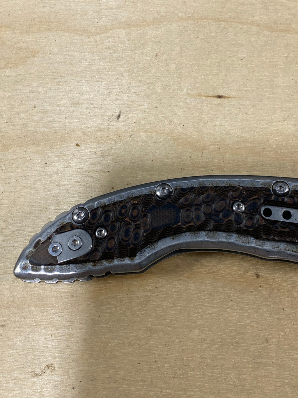 CRKT 5470 Fosil #126. Light usage. Missing pocket clip