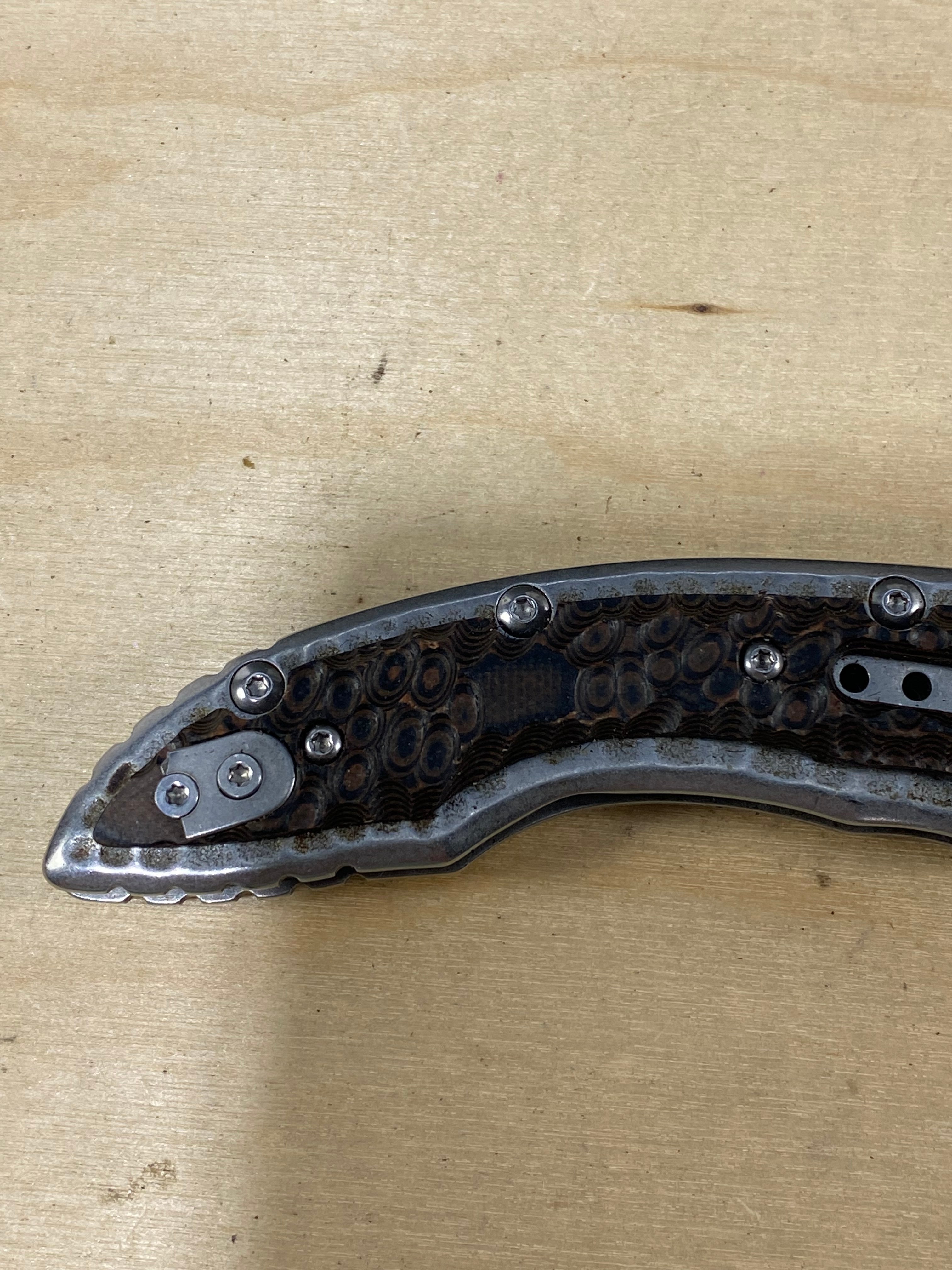 CRKT 5470 Fosil #126. Light usage. Missing pocket clip