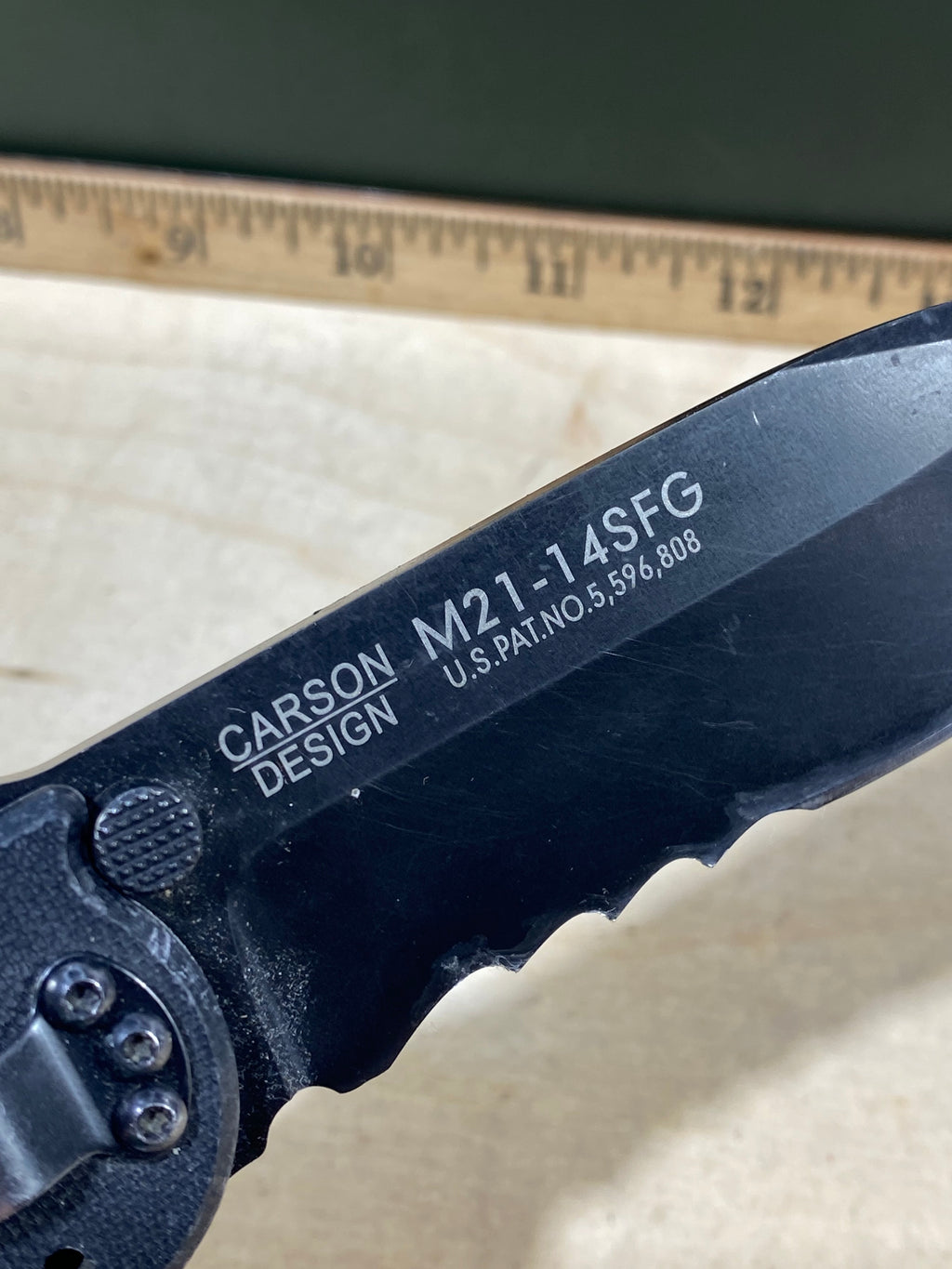 CRKT M21-14SFG Spear Point #127. Light usage.