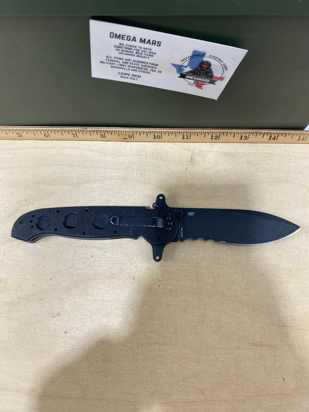 CRKT M21-14SFG Spear Point #128. Light usage