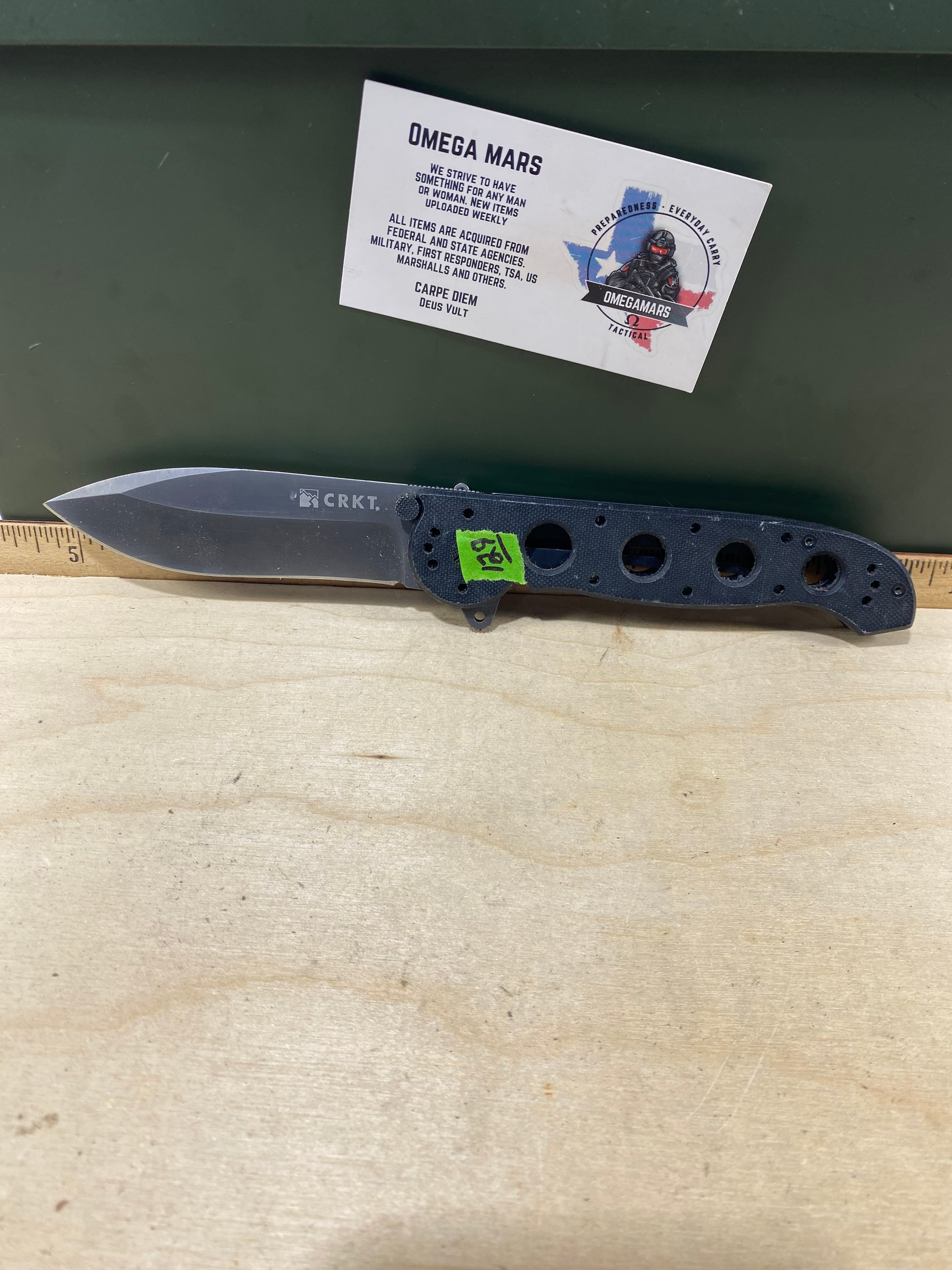 CRKT M21-04G #129. Light usage. Resharpened