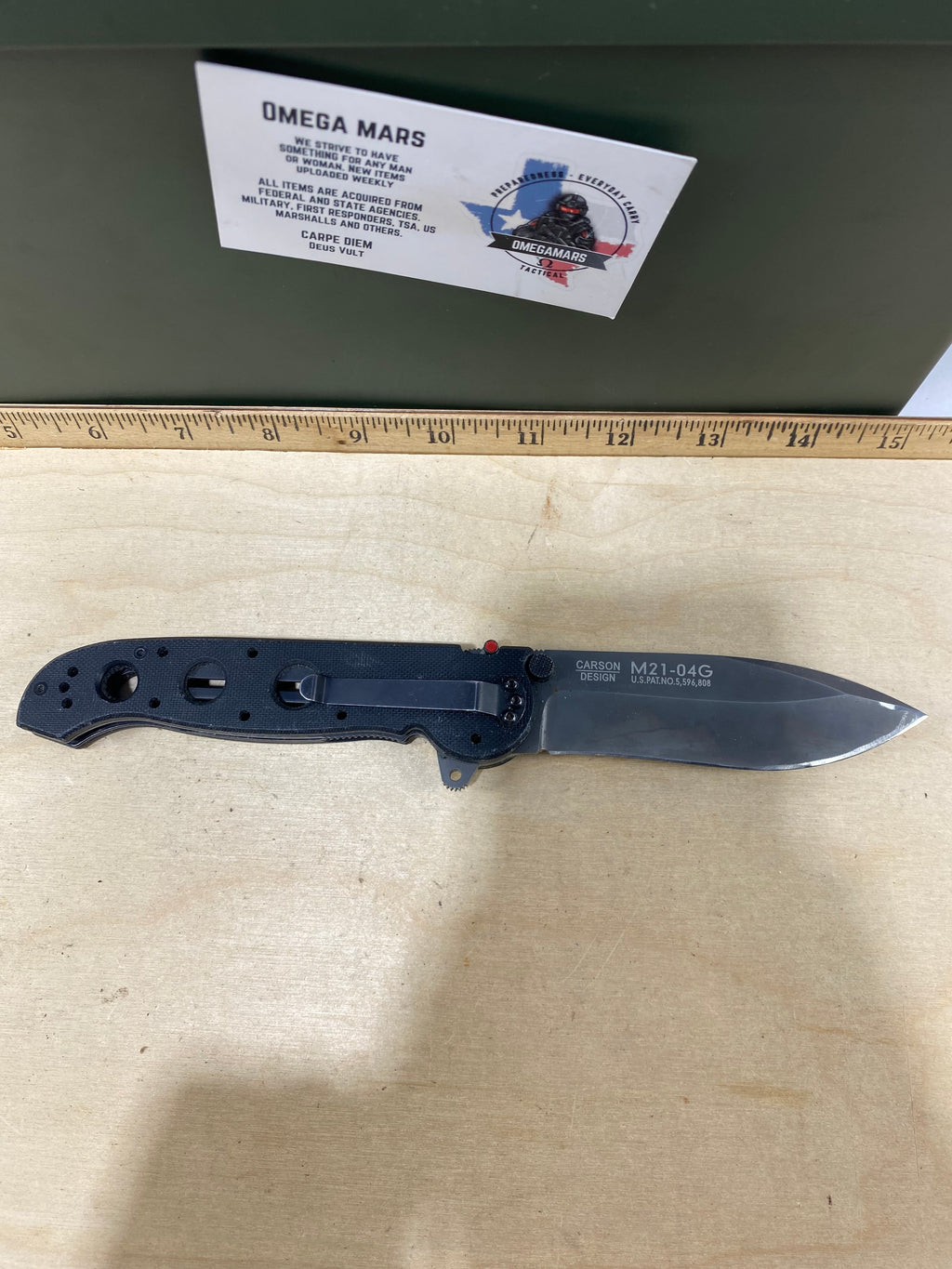 CRKT M21-04G #129. Light usage. Resharpened