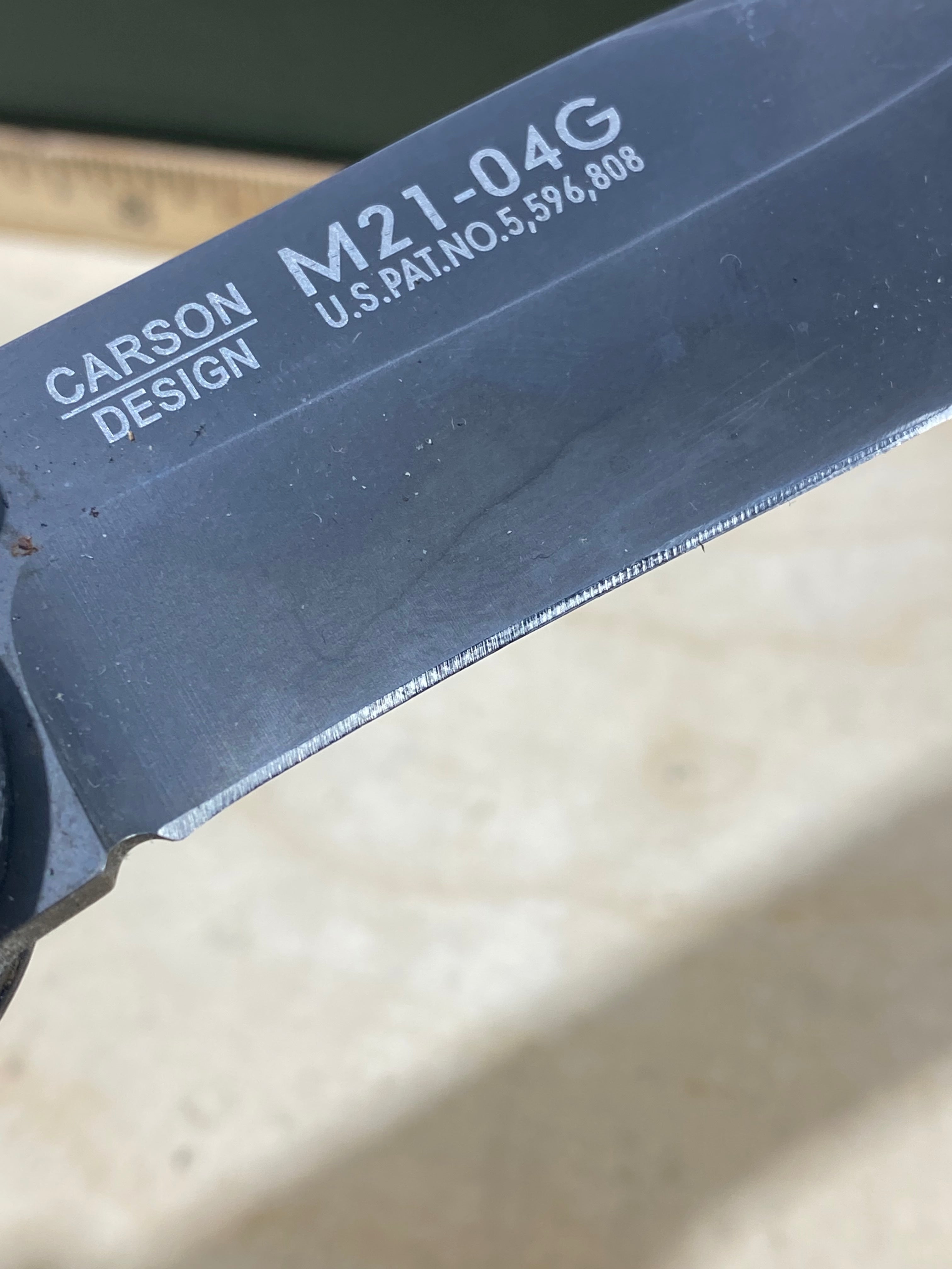 CRKT M21-04G #129. Light usage. Resharpened