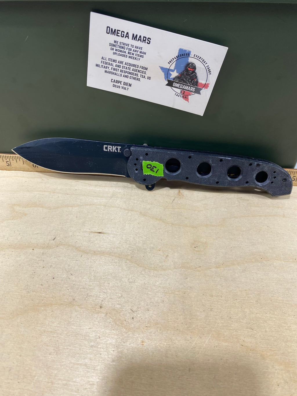 CRKT M21-04G #130. Light usage