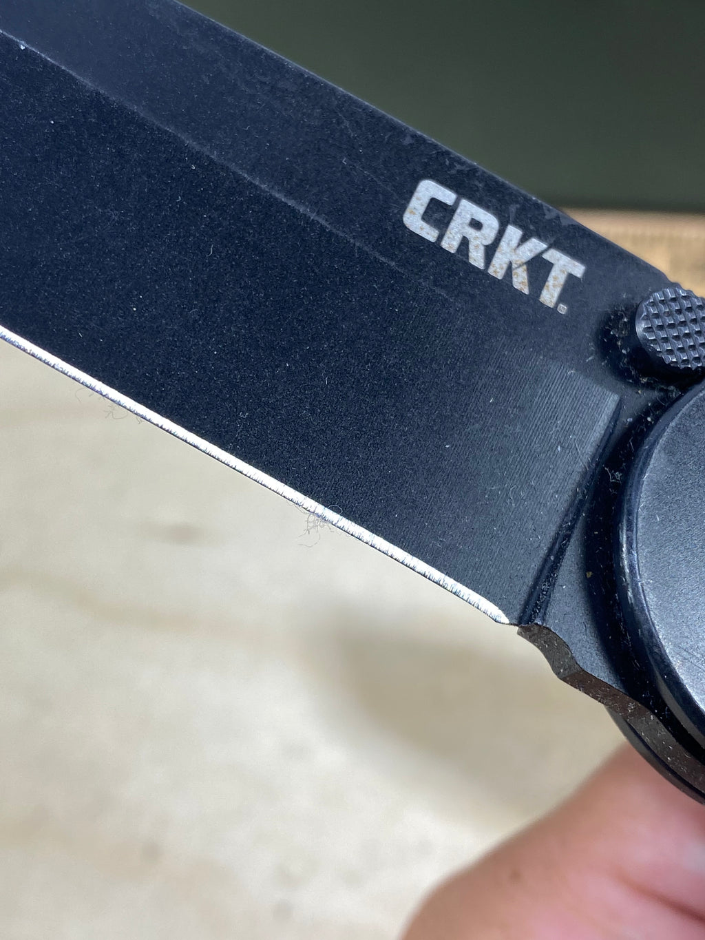 CRKT M16-04KS #131. Light usage
