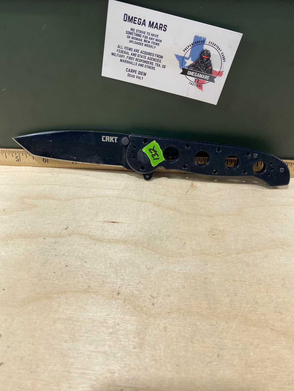 CRKT M16-04KS #132. Light usage. Dirty