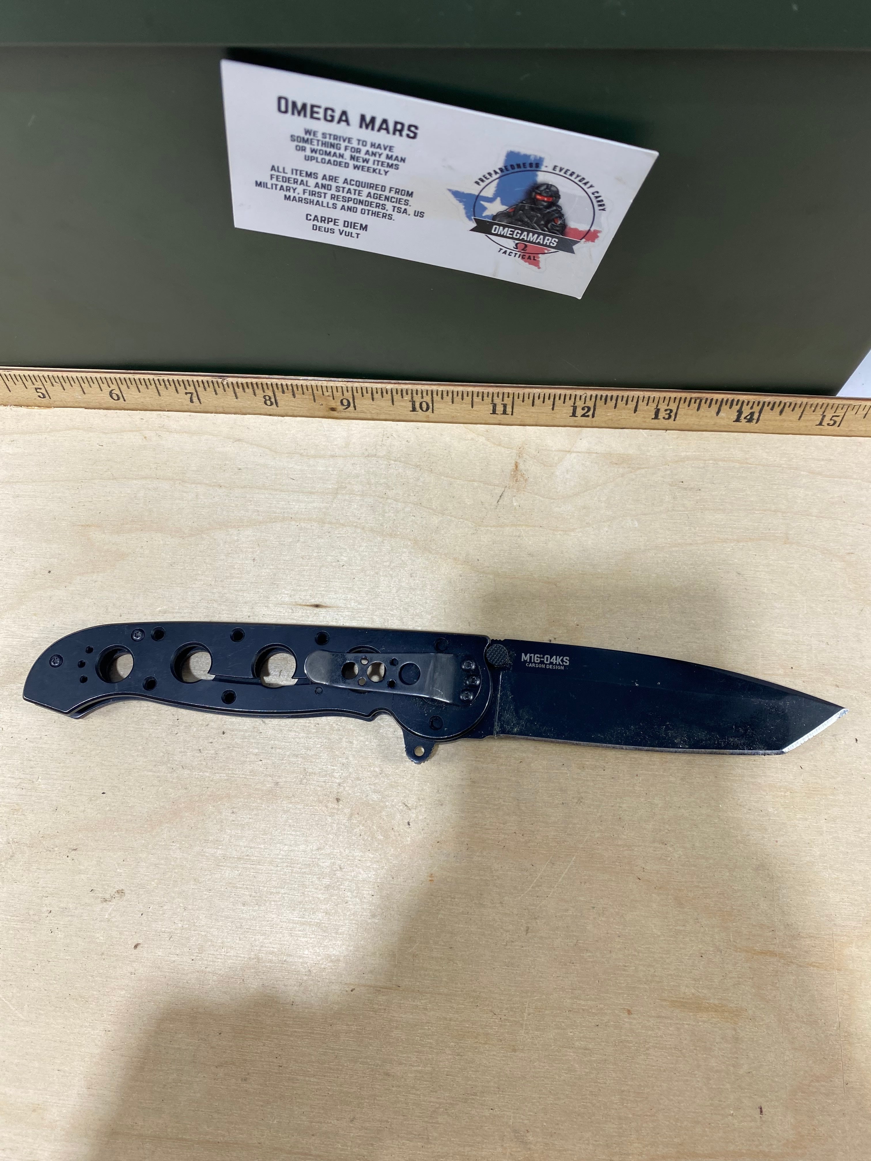 CRKT M16-04KS #132. Light usage. Dirty
