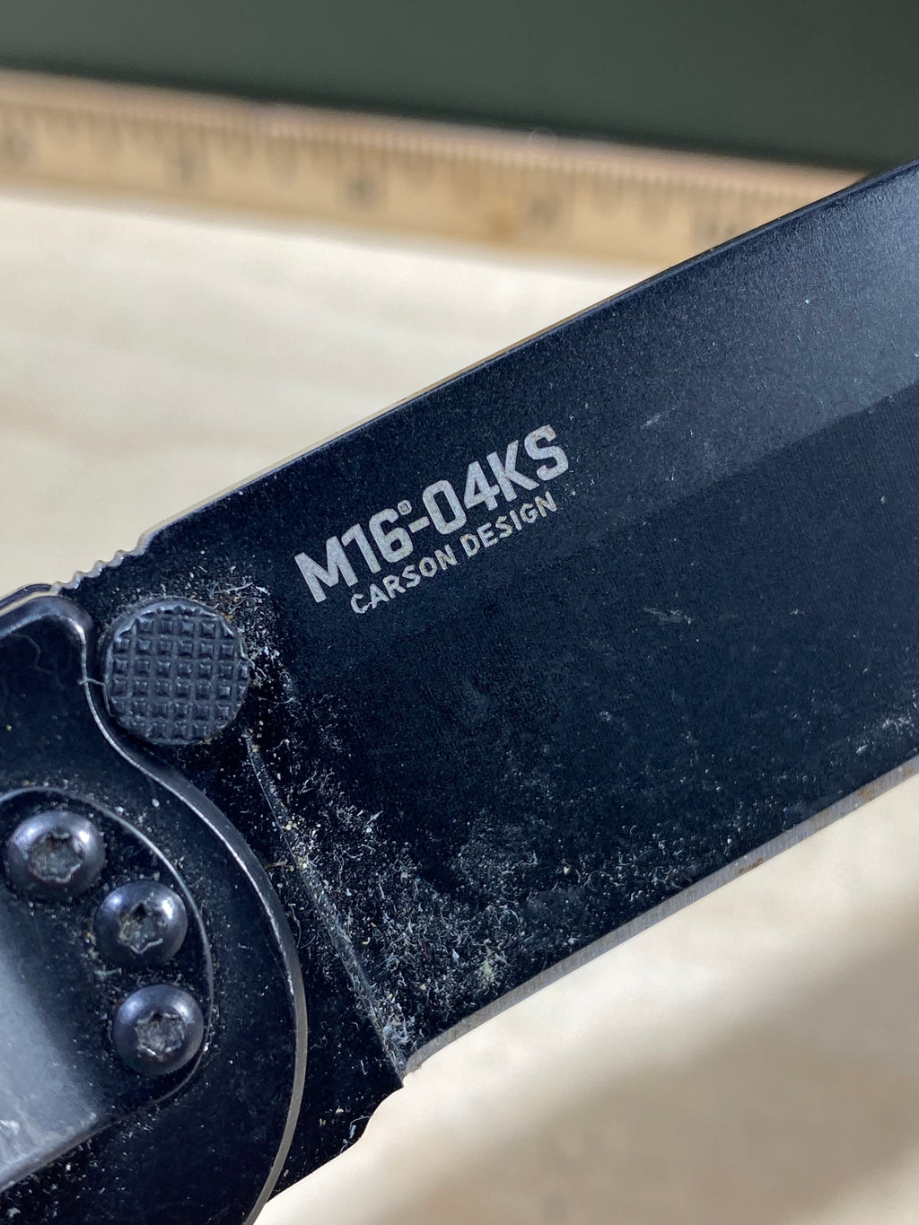 CRKT M16-04KS #132. Light usage. Dirty