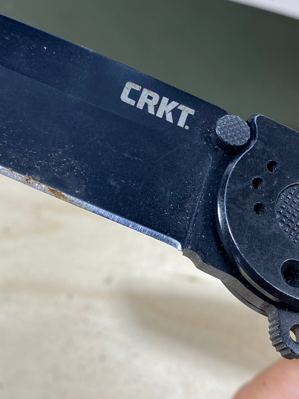 CRKT M16-04KS #132. Light usage. Dirty