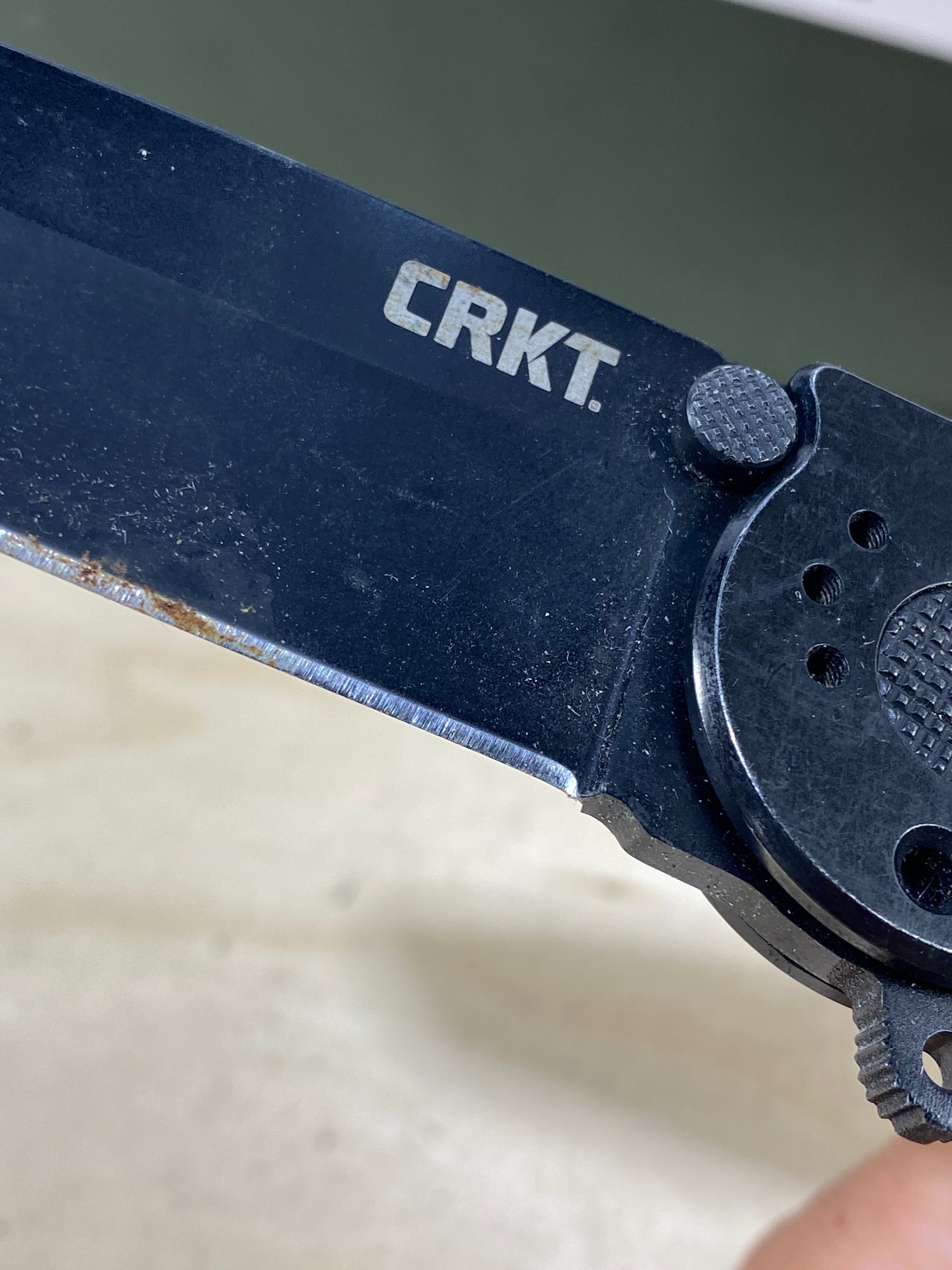CRKT M16-04KS #132. Light usage. Dirty
