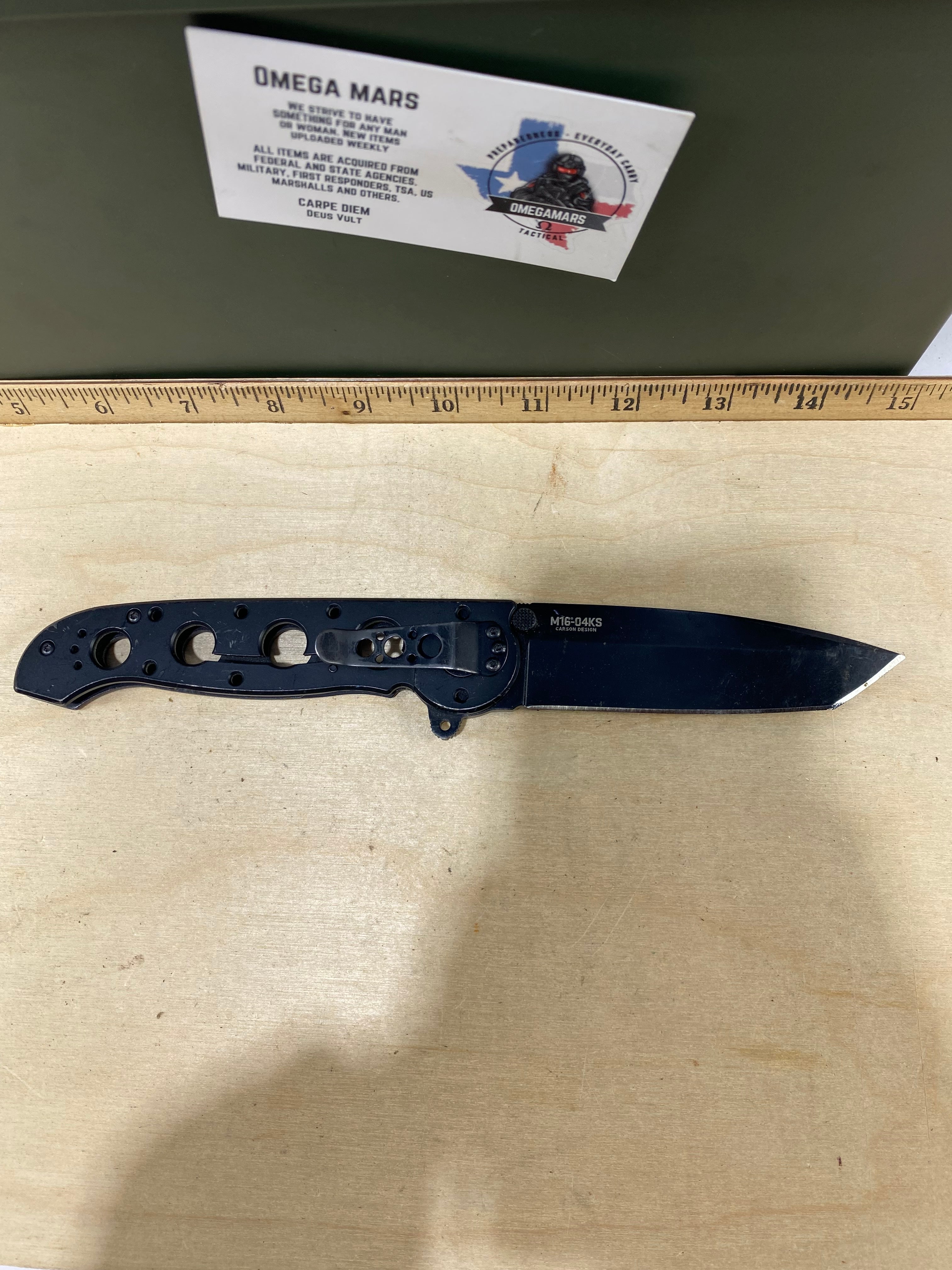 CRKT M16-04KS #133. Light usage