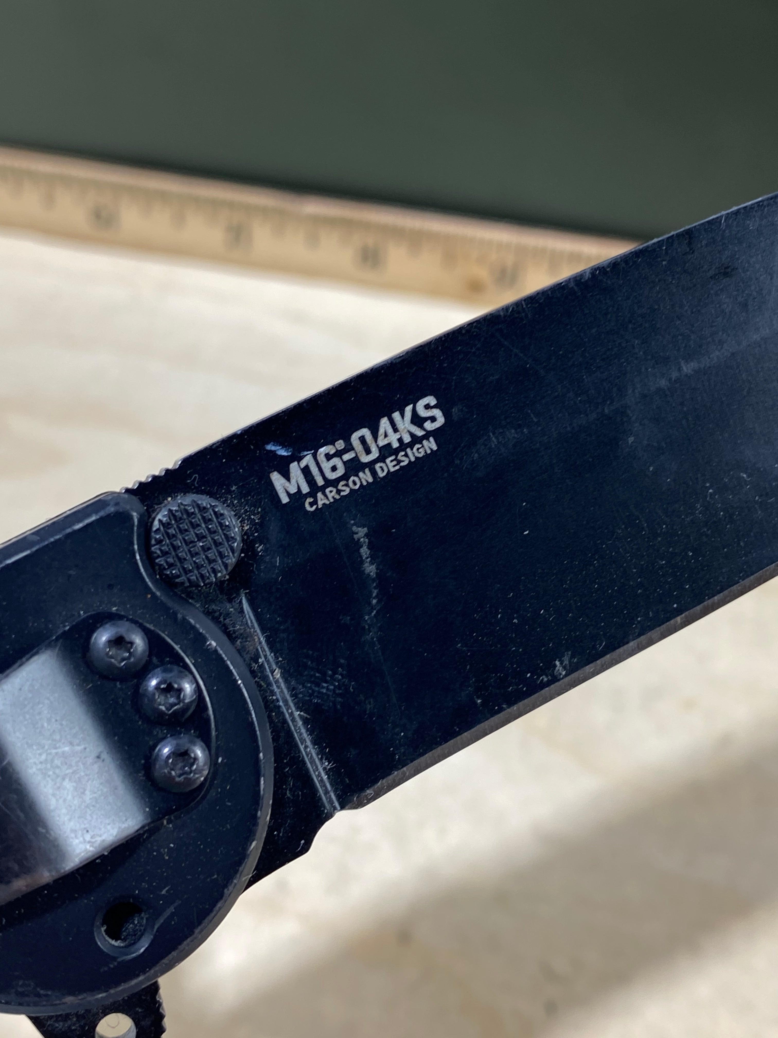 CRKT M16-04KS #133. Light usage