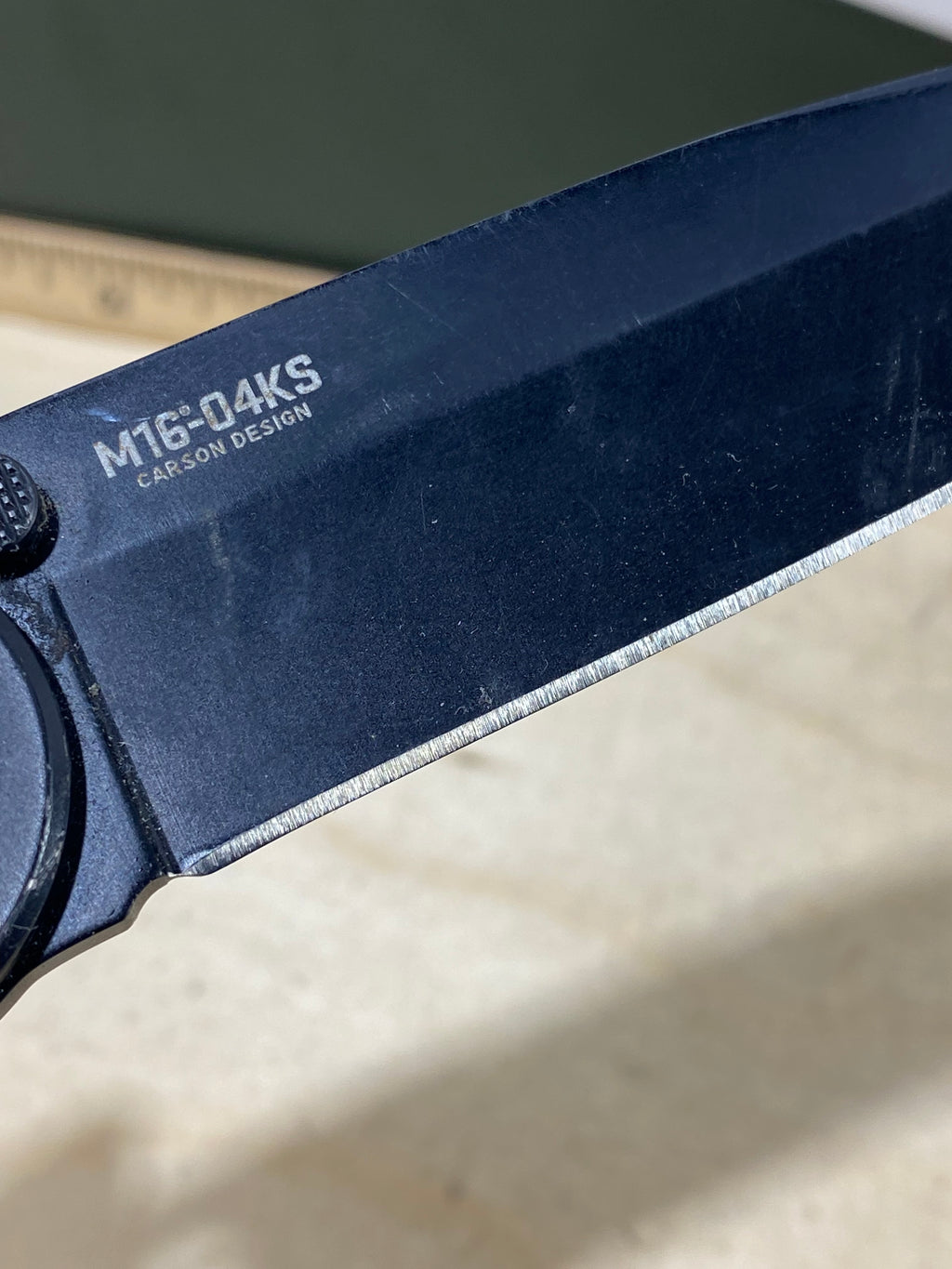 CRKT M16-04KS #133. Light usage