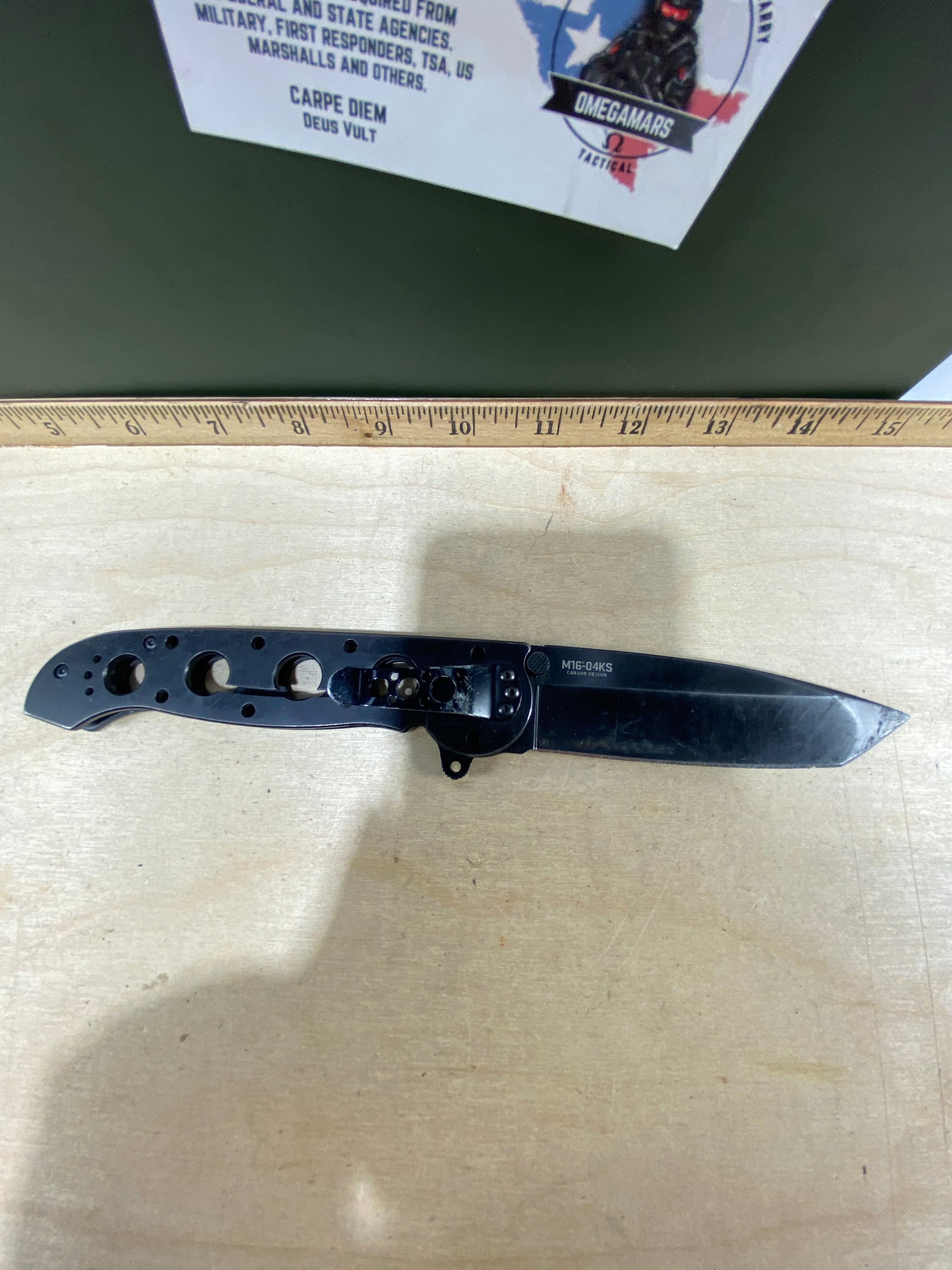 CRKT M16-04KS #134. Light usage. Chip on blade