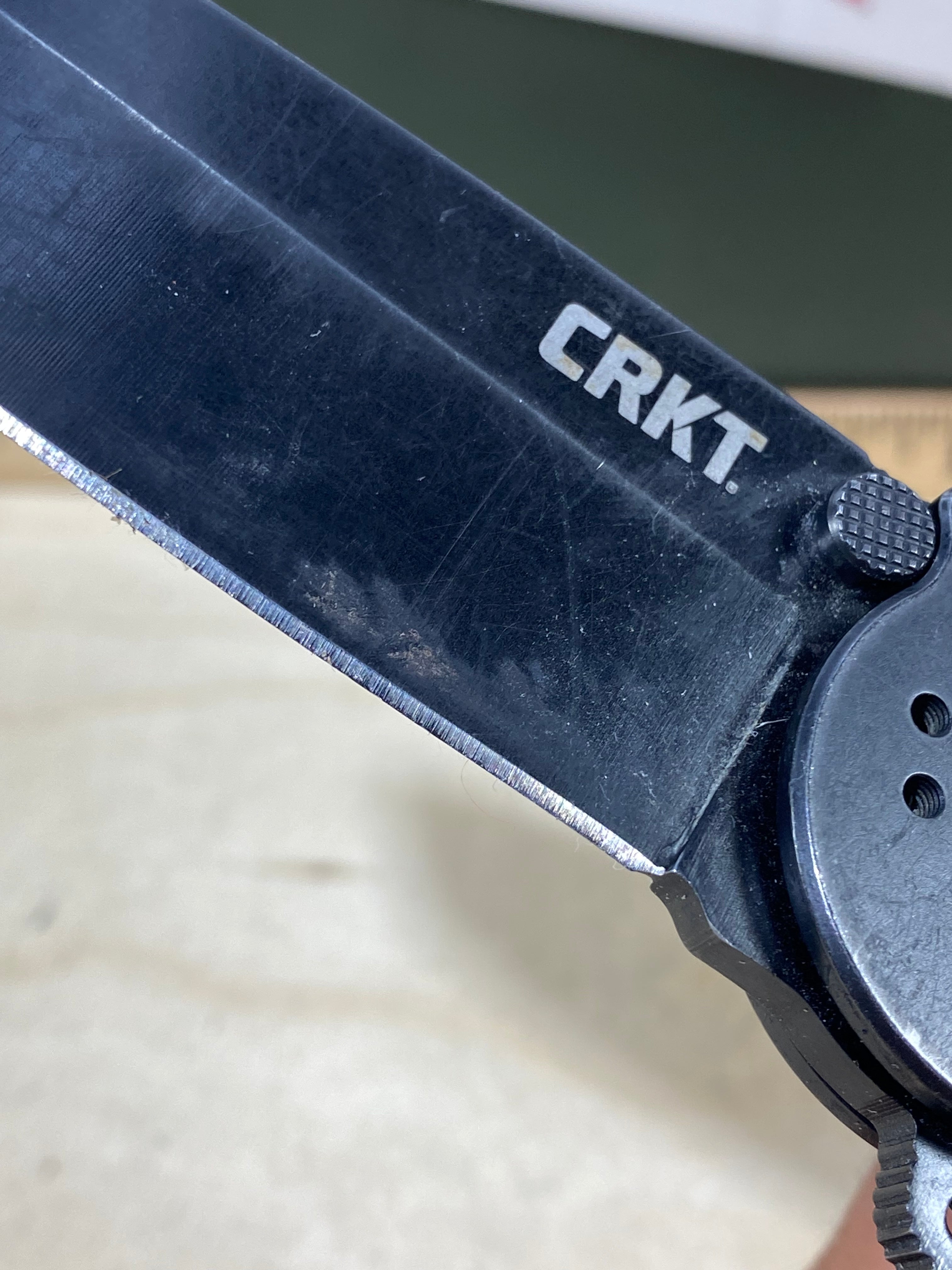 CRKT M16-04KS #134. Light usage. Chip on blade