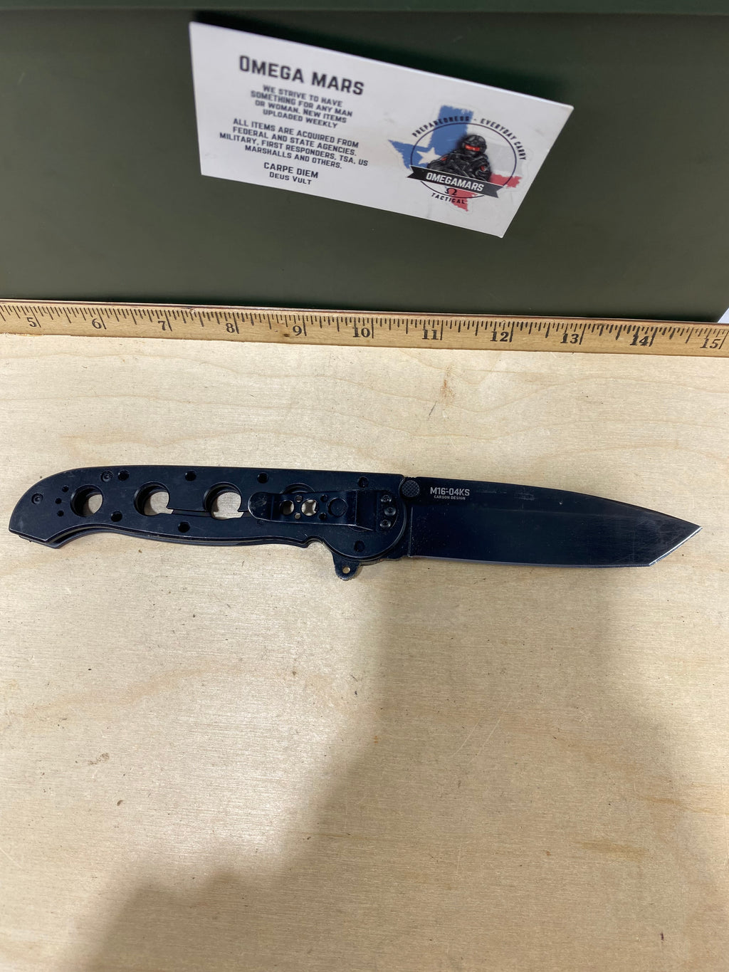 CRKT M16-04KS #135. Light usage