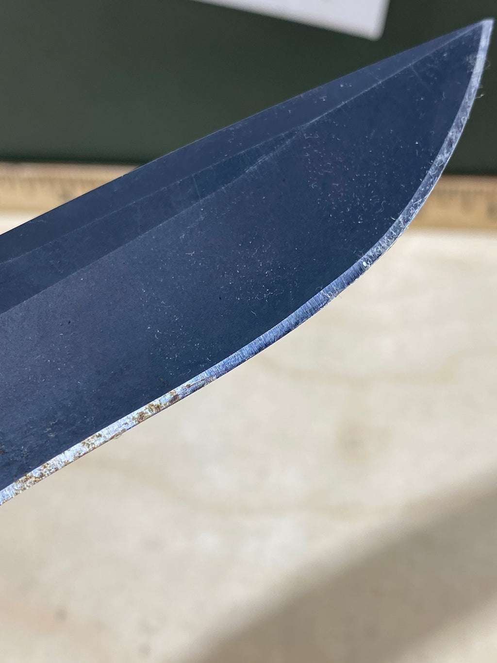 CRKT K470KKP #136. Light usage. Resharpened. Dirty.