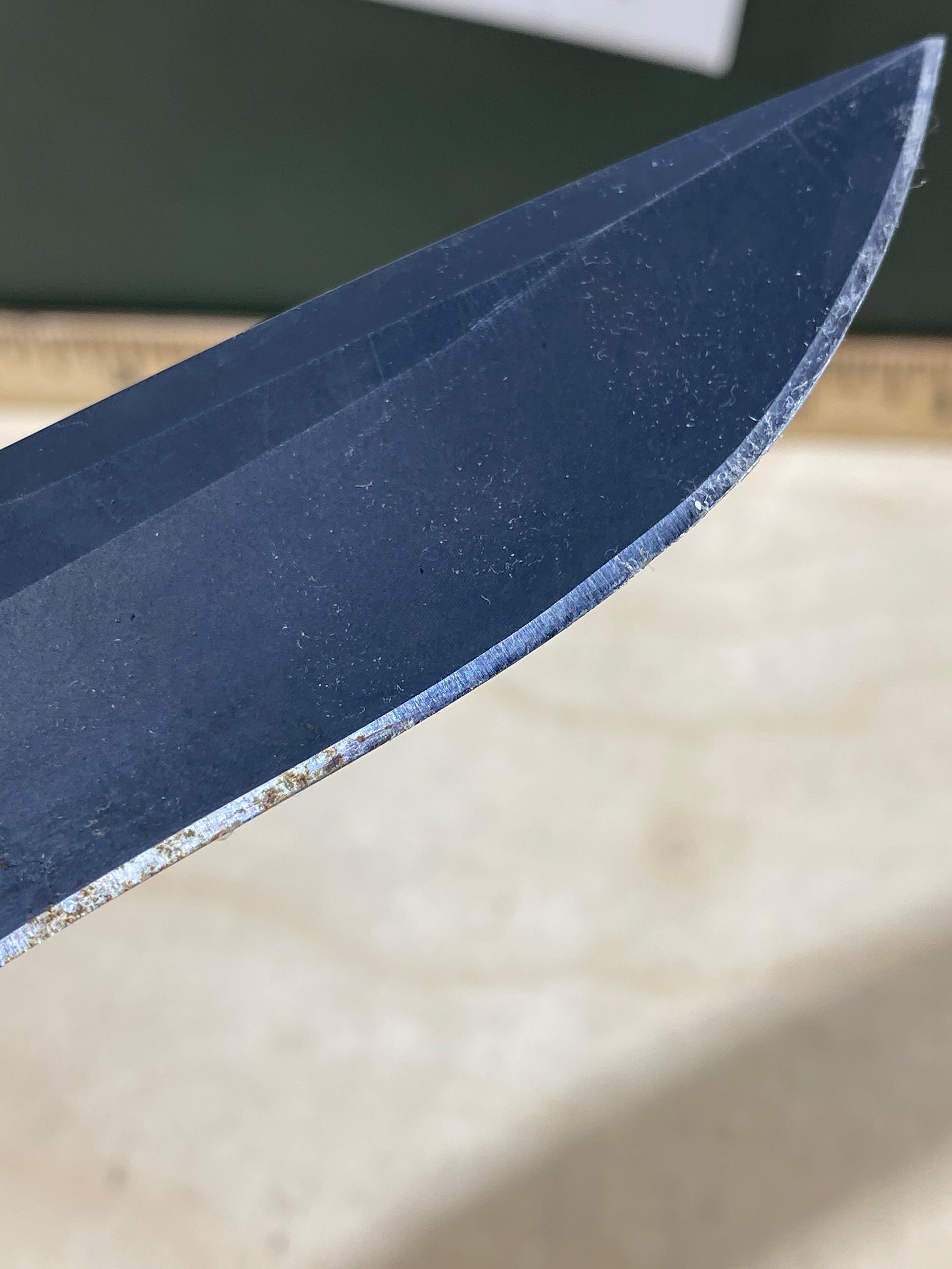 CRKT K470KKP #136. Light usage. Resharpened. Dirty.