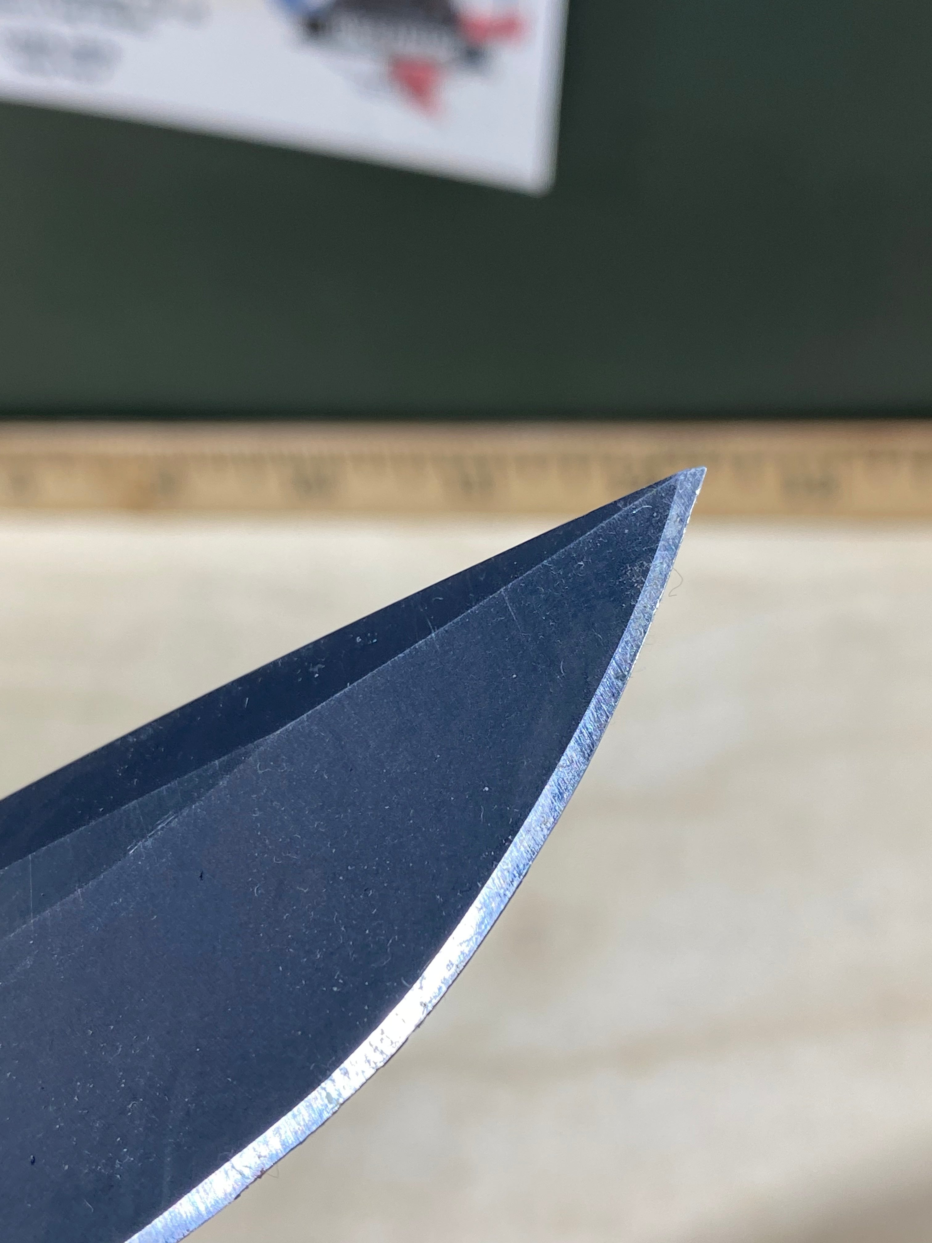 CRKT K470KKP #136. Light usage. Resharpened. Dirty.