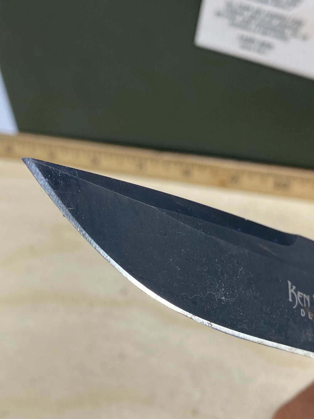 CRKT K470KKP #136. Light usage. Resharpened. Dirty.