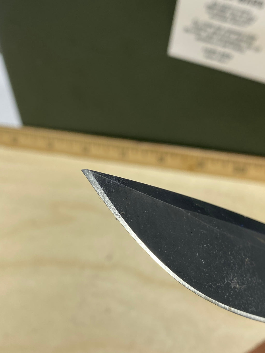 CRKT K470KKP #136. Light usage. Resharpened. Dirty.