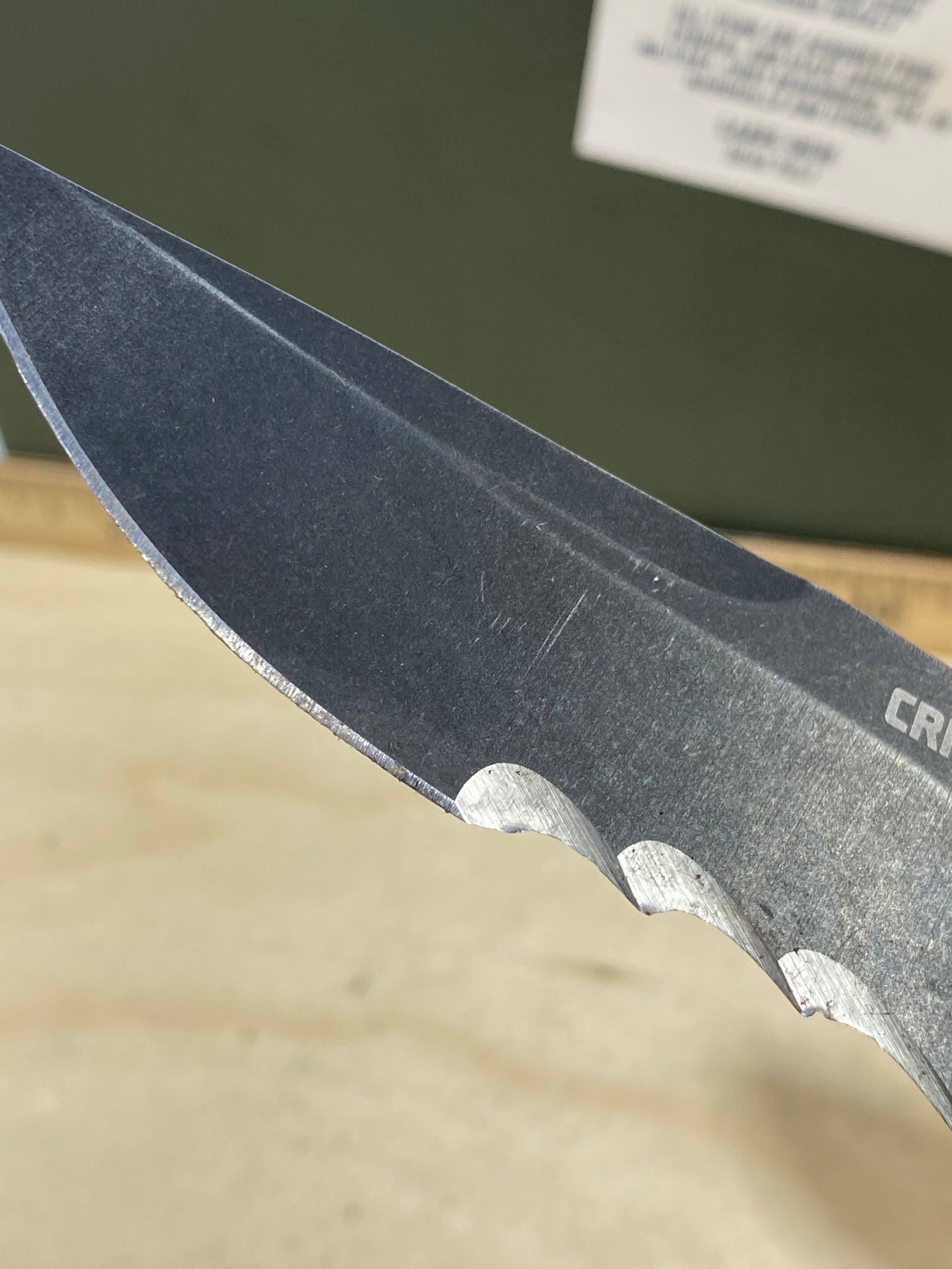 CRKT K800KKP Shenanigan Assisted #137. Light usage. Chip on blade