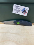 CRKT K480KKP #138. Light usage. Dirty. Resharpened. Chips on blade