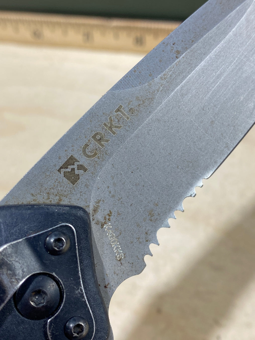 CRKT K480KKS #139. Light usage. Dirty.