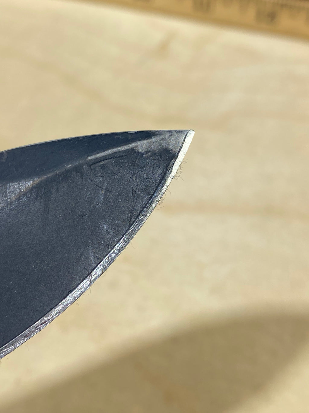 CRKT M21-04G Spear Point #141. Light usage. Resharpened