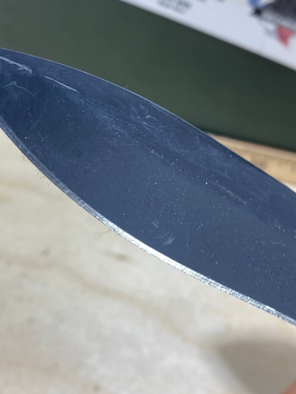 CRKT M21-04G Spear Point #141. Light usage. Resharpened