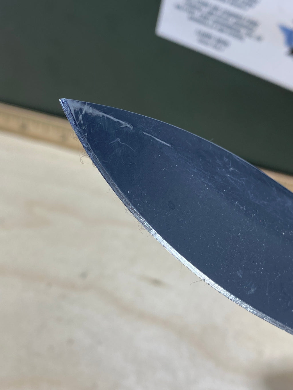 CRKT M21-04G Spear Point #141. Light usage. Resharpened