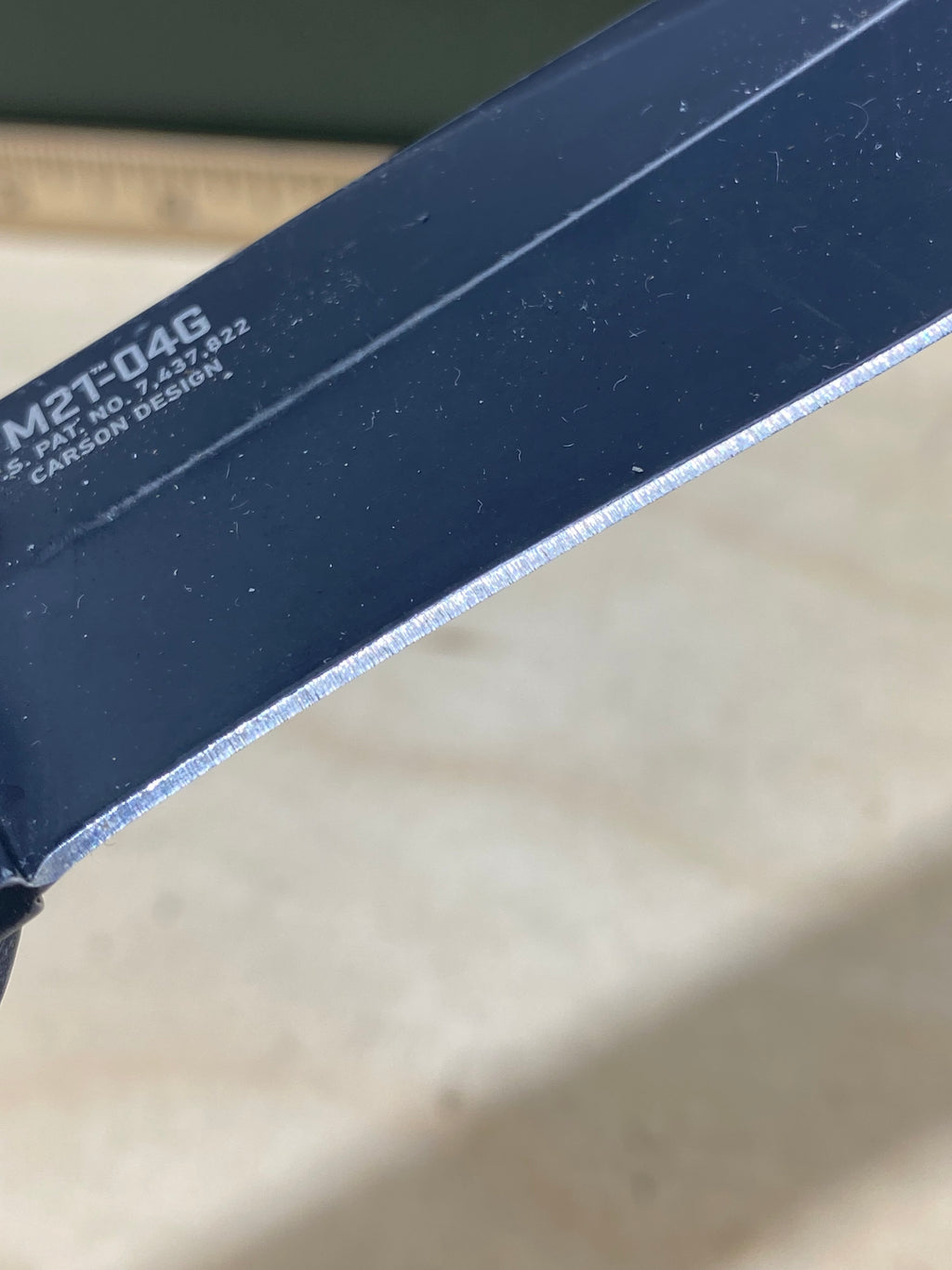 CRKT M21-04G Spear Point #142. Light usage