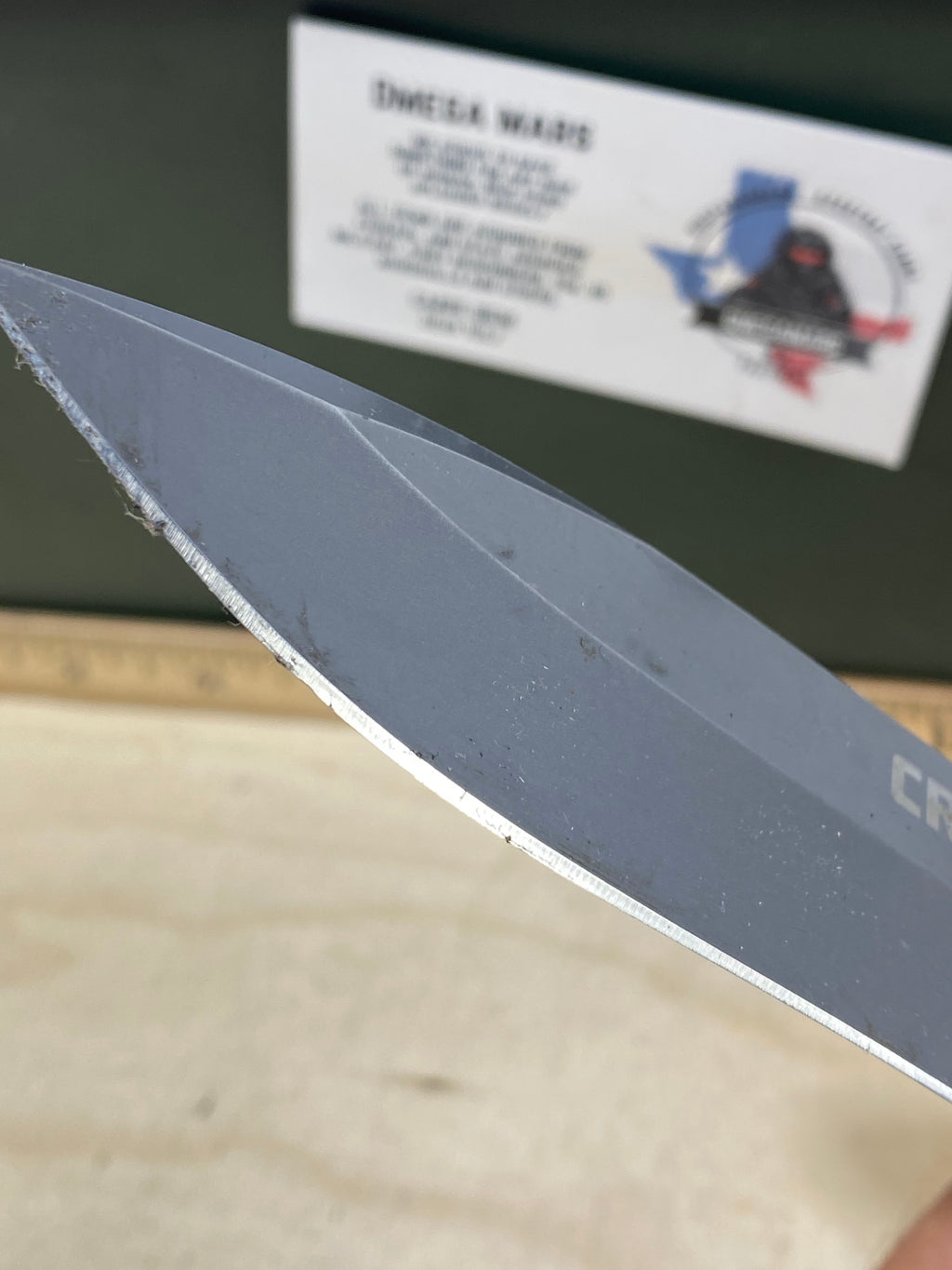 CRKT M21-04G Spear Point #143. Light usage. Dirty.