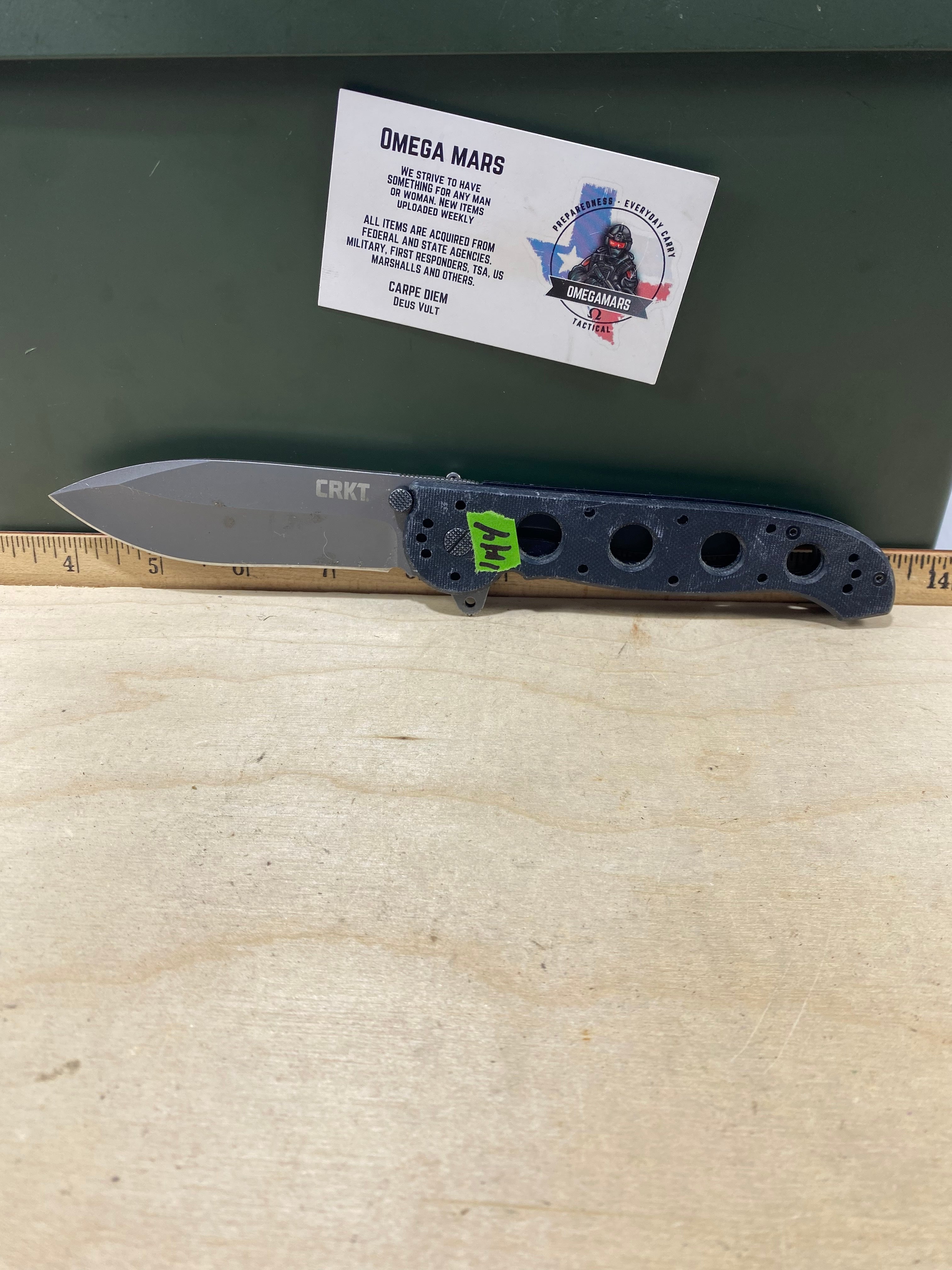 CRKT M21-04G Spear Point #144. Light usage.