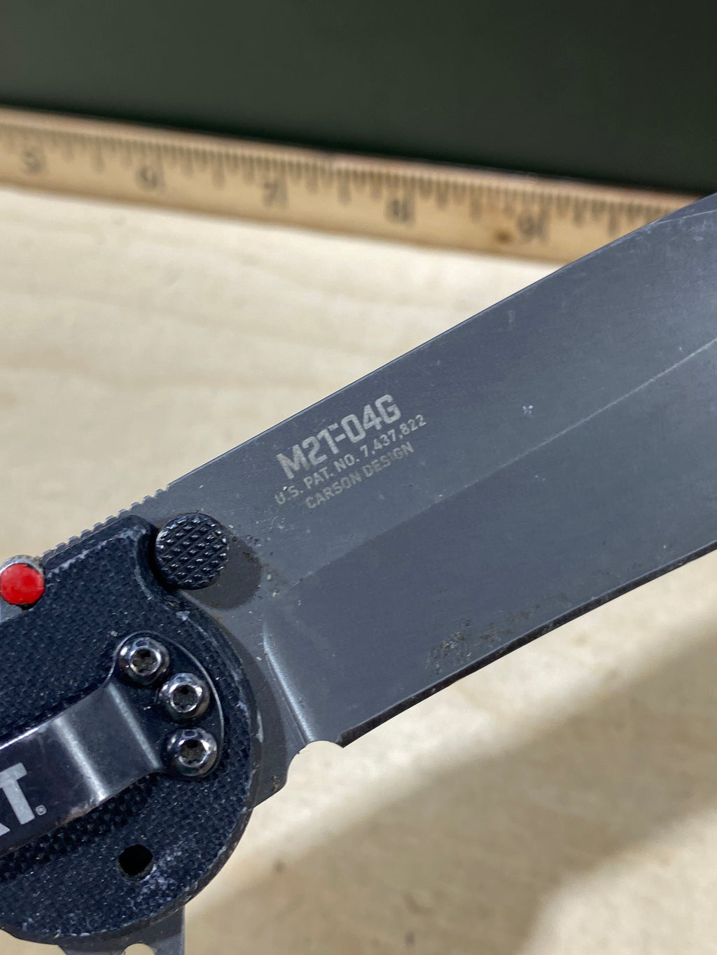 CRKT M21-04G Spear Point #144. Light usage.