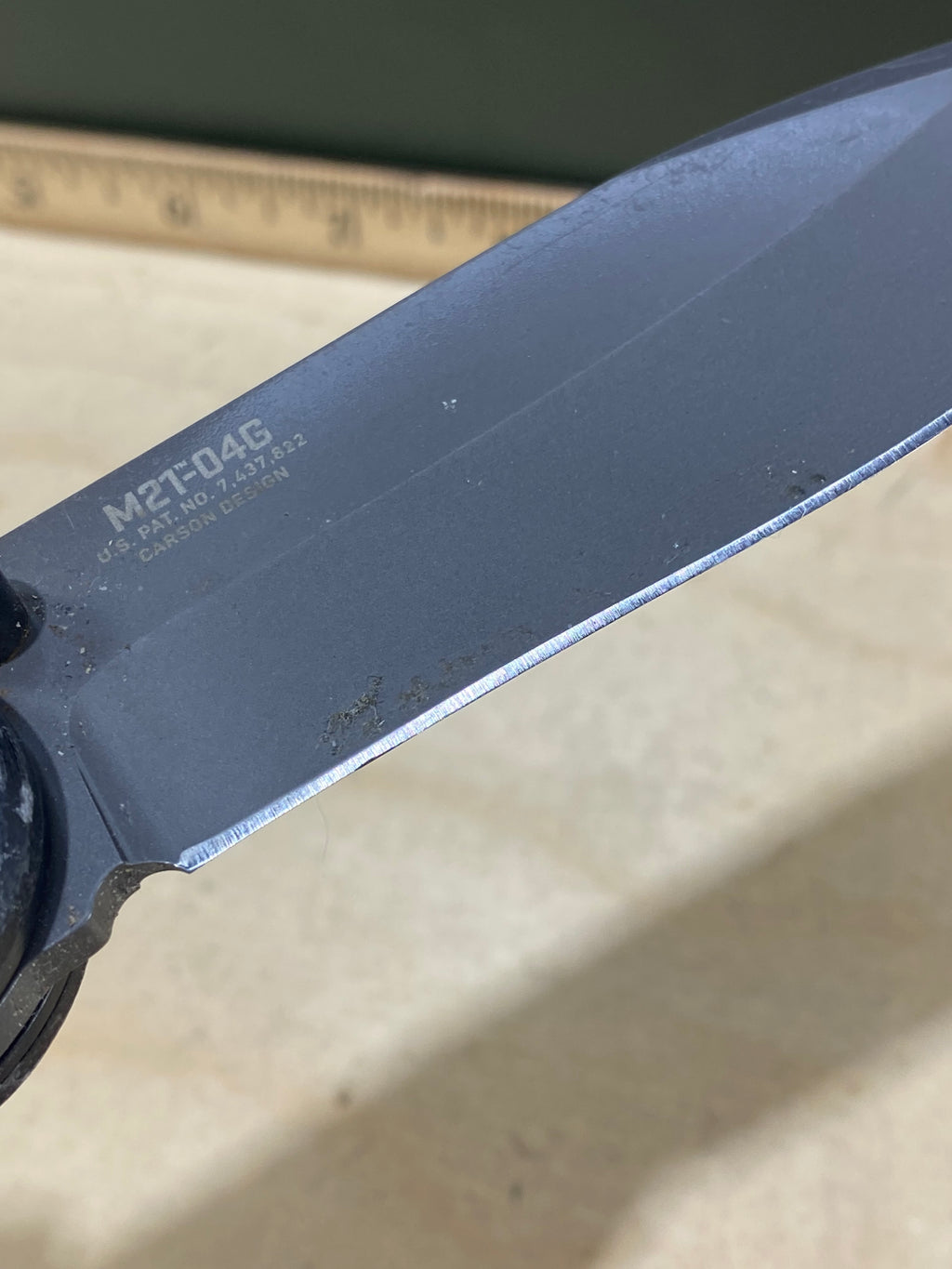 CRKT M21-04G Spear Point #144. Light usage.