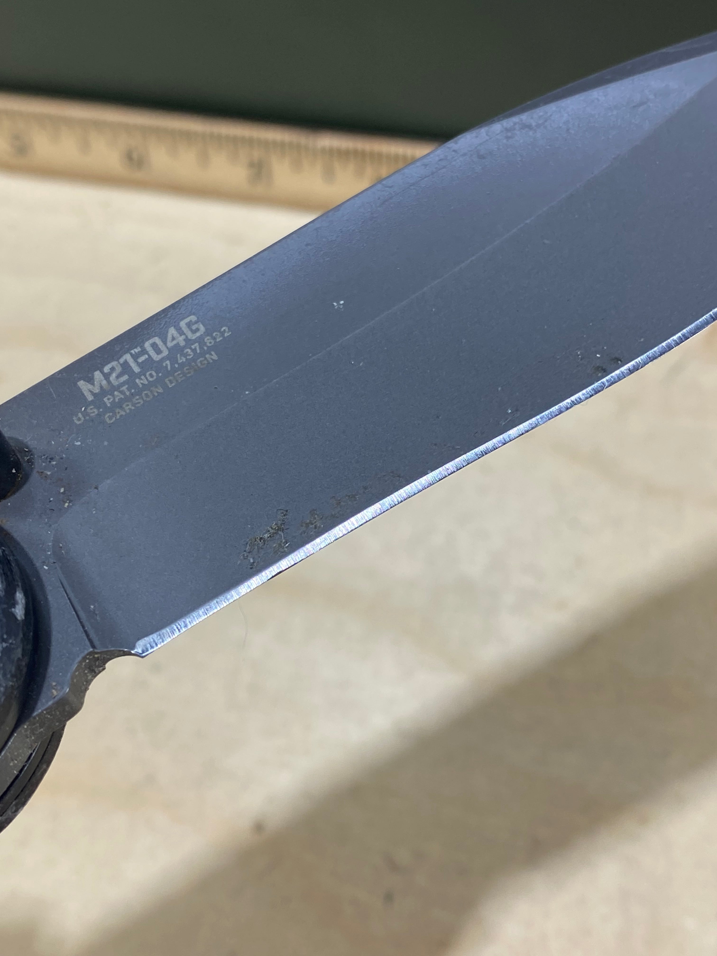 CRKT M21-04G Spear Point #144. Light usage.