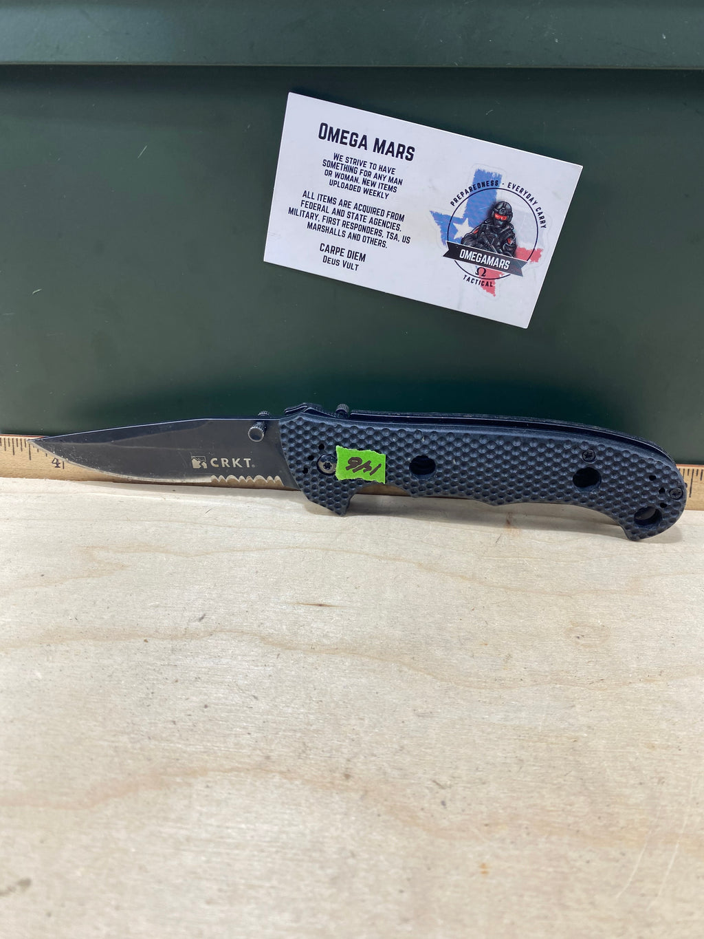 CRKT 7914KN Hammond Cruiser # 146. Light usage. Chips on Blade