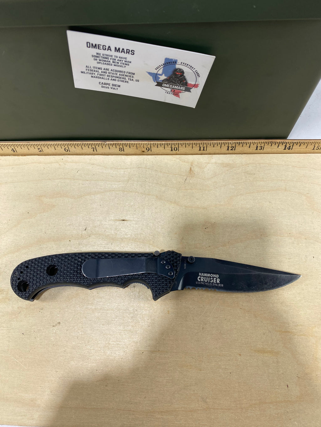 CRKT 7914KN Hammond Cruiser # 146. Light usage. Chips on Blade