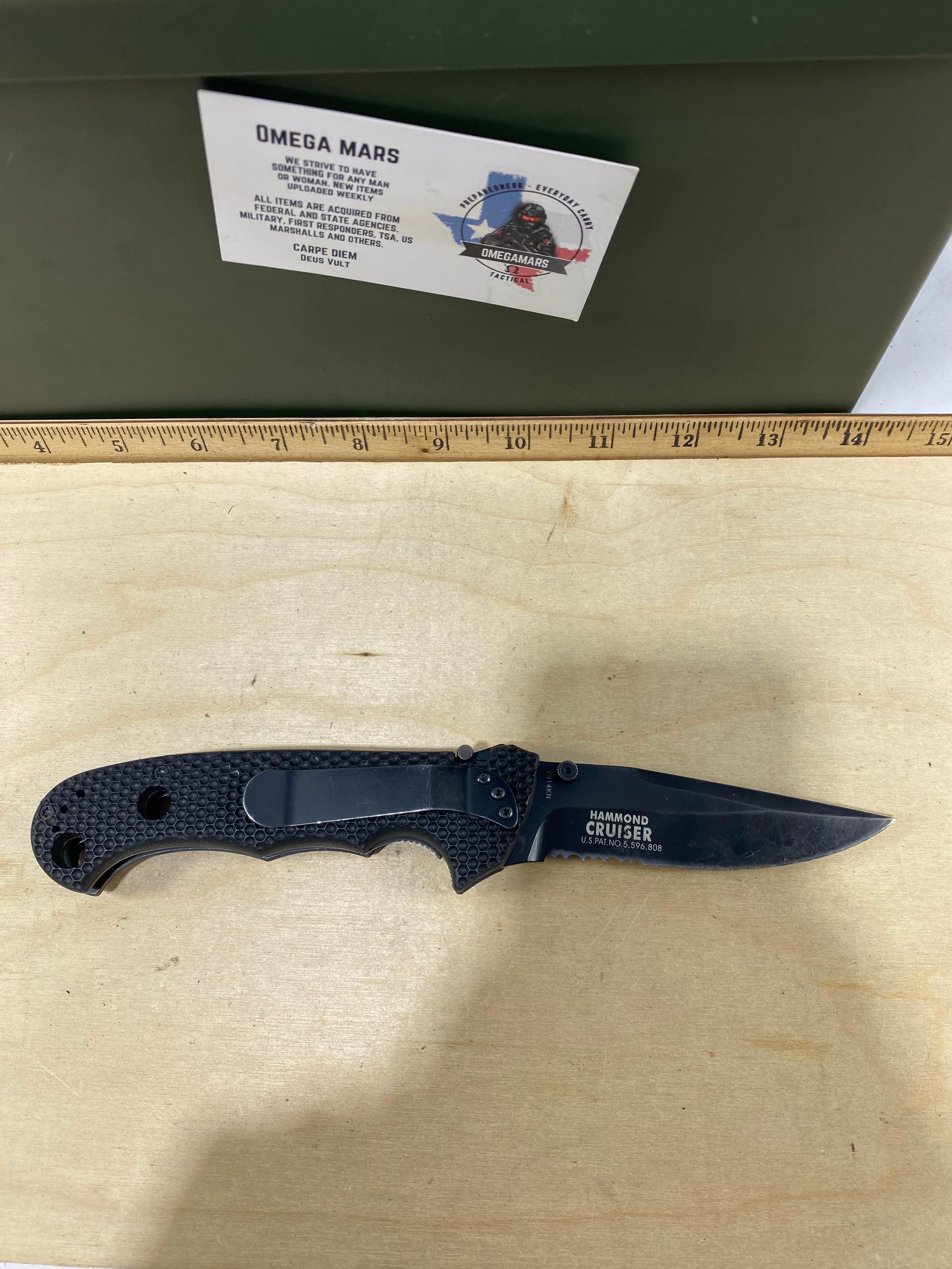 CRKT 7914KN Hammond Cruiser # 146. Light usage. Chips on Blade