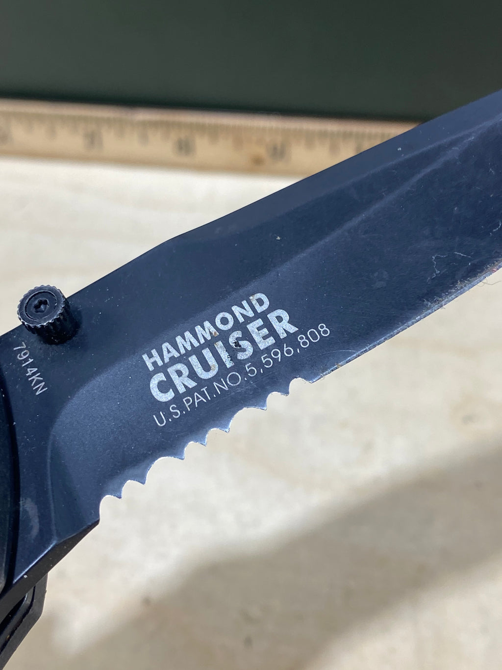 CRKT 7914KN Hammond Cruiser # 146. Light usage. Chips on Blade