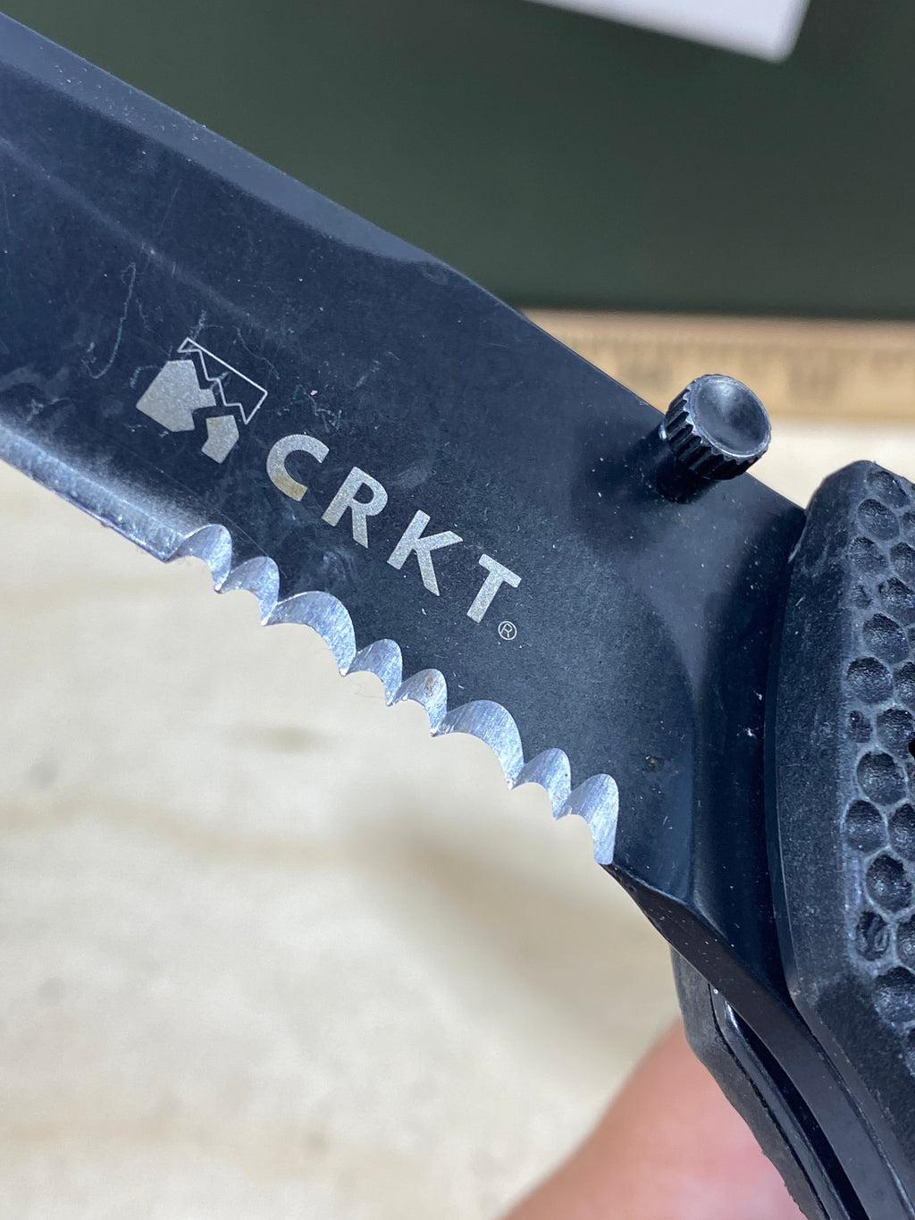 CRKT 7914KN Hammond Cruiser # 146. Light usage. Chips on Blade