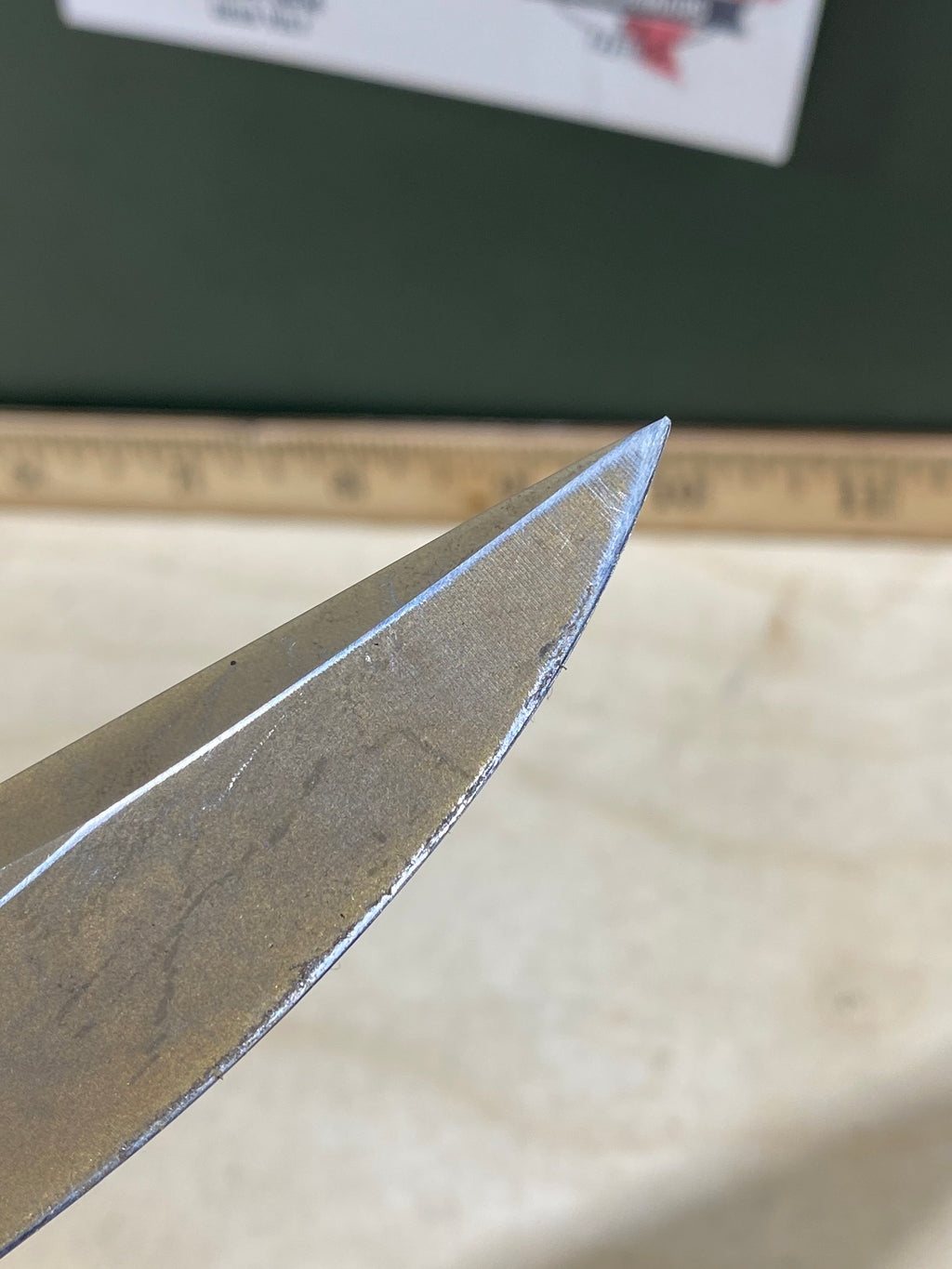 CRKT 7914D Hammond Desert Cruiser #148. Light usage. Resharpened. Dirty. Discontinued
