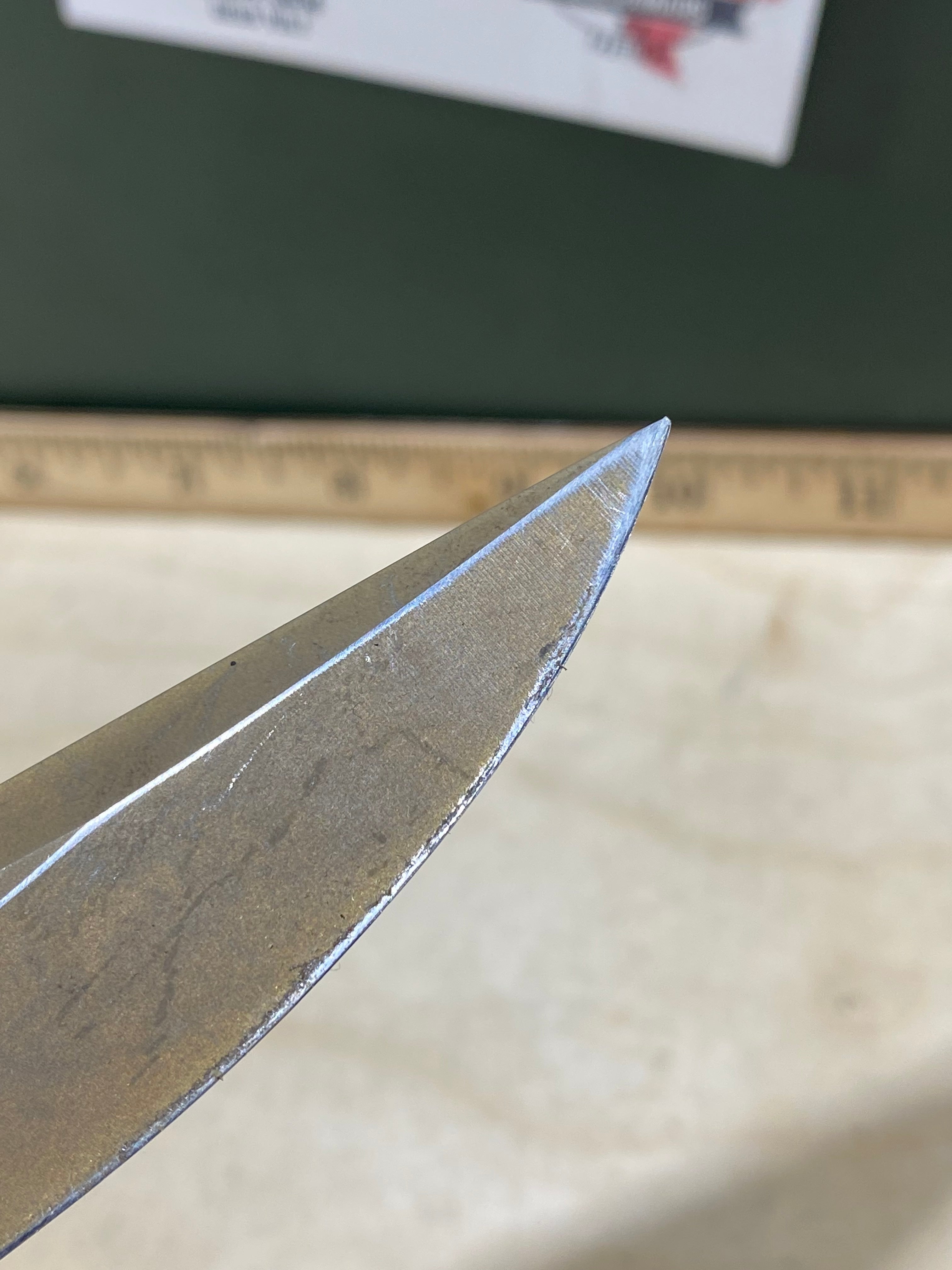 CRKT 7914D Hammond Desert Cruiser #148. Light usage. Resharpened. Dirty. Discontinued