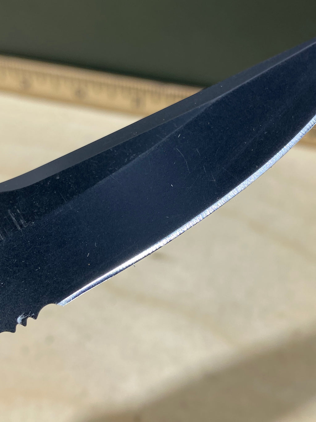 CRKT 7914DB Hammond Cruiser #149. Light usage. Tip chipped. Discontinued