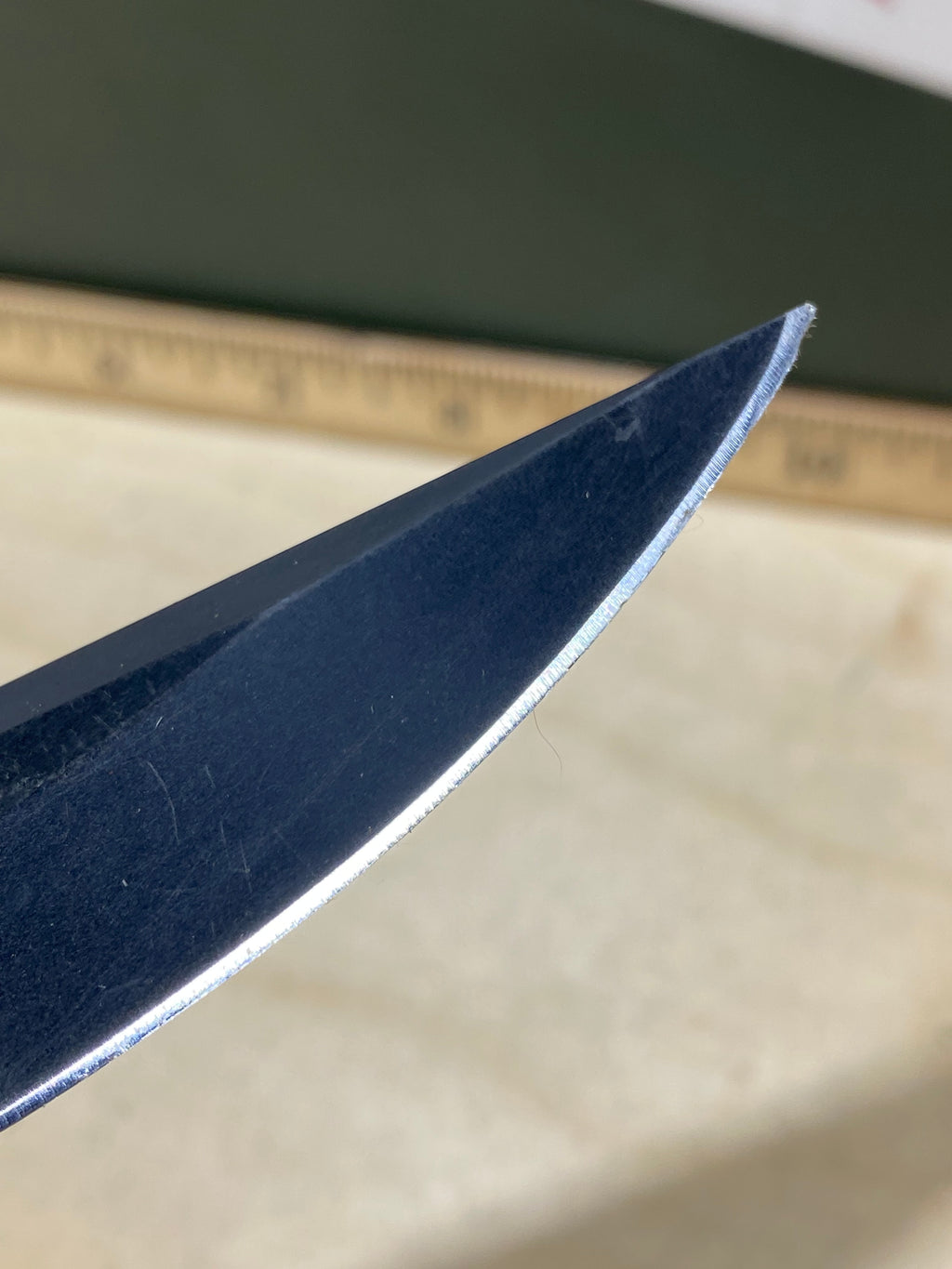 CRKT 7914DB Hammond Cruiser #149. Light usage. Tip chipped. Discontinued