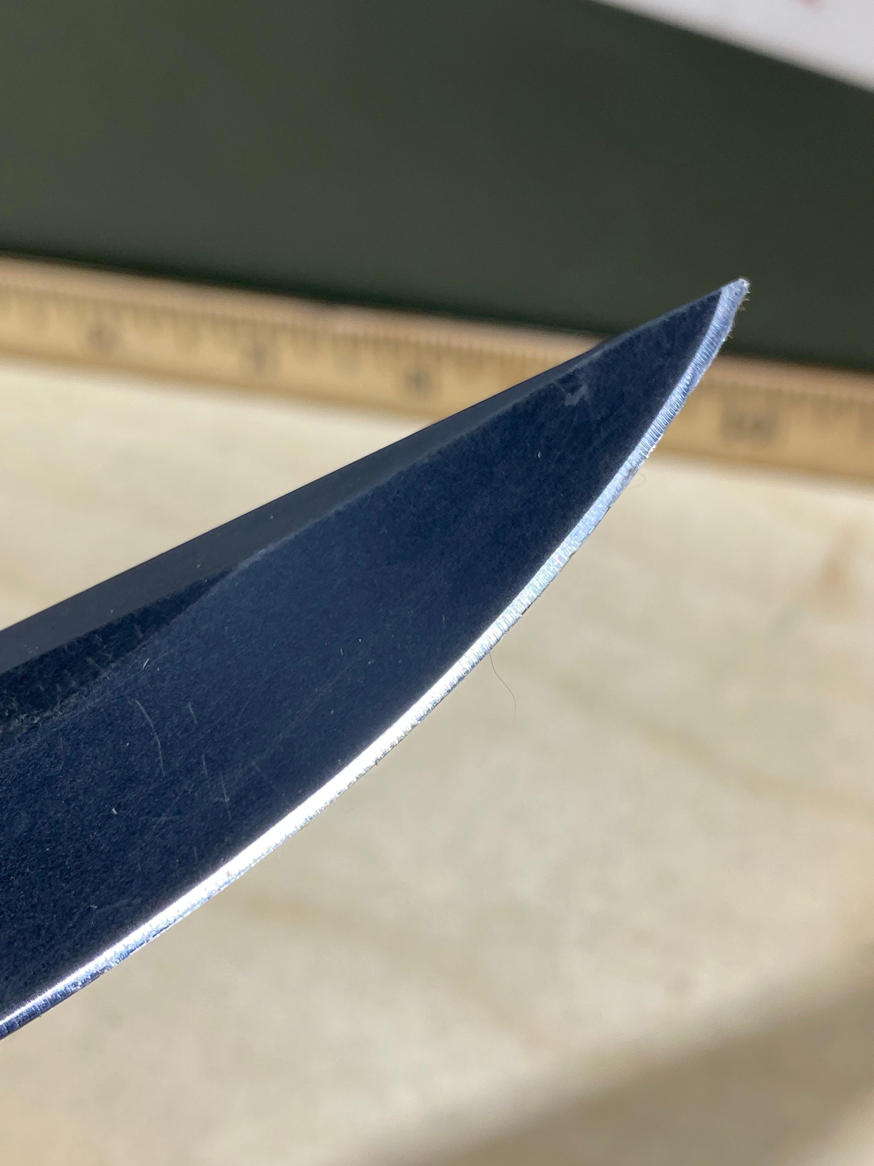 CRKT 7914DB Hammond Cruiser #149. Light usage. Tip chipped. Discontinued